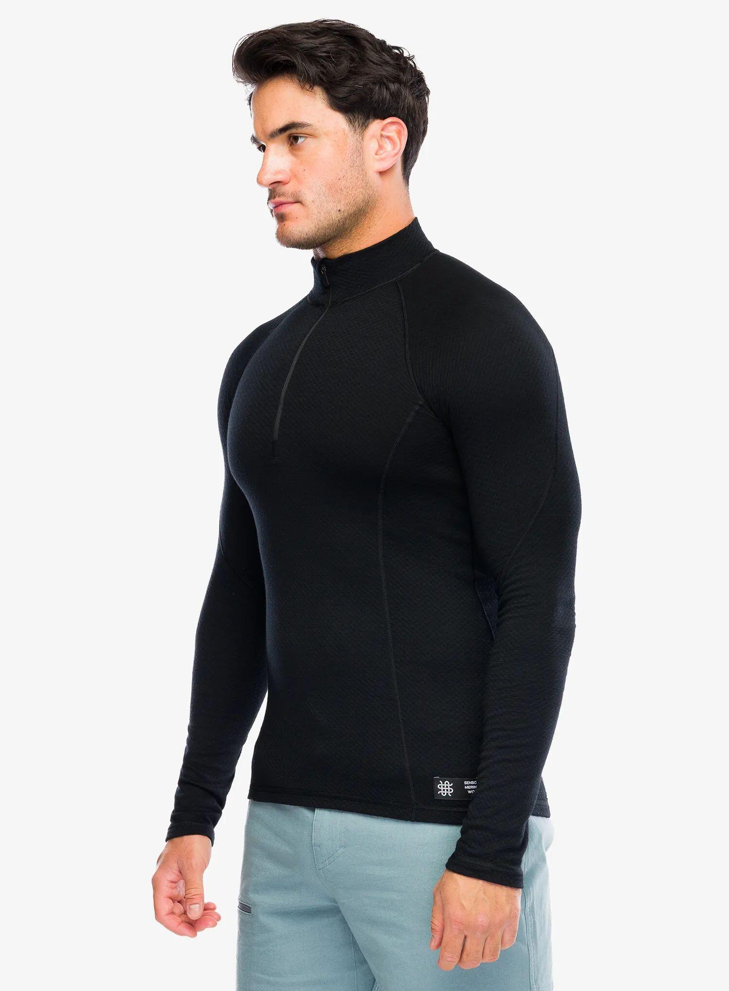 Bluza termoaktywna Sensor Merino DF Tee L/S Zip 4/7