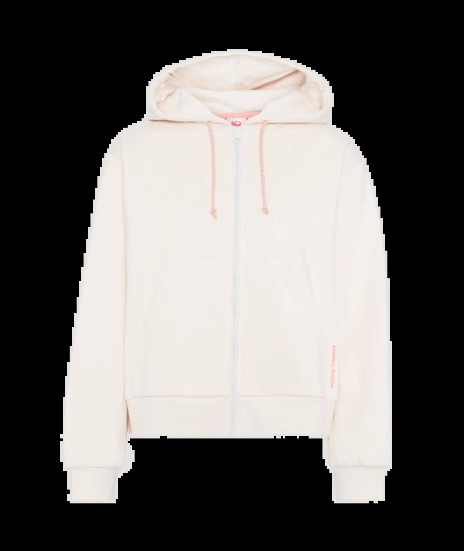Anelie Zip Hoody - light beige 1/3