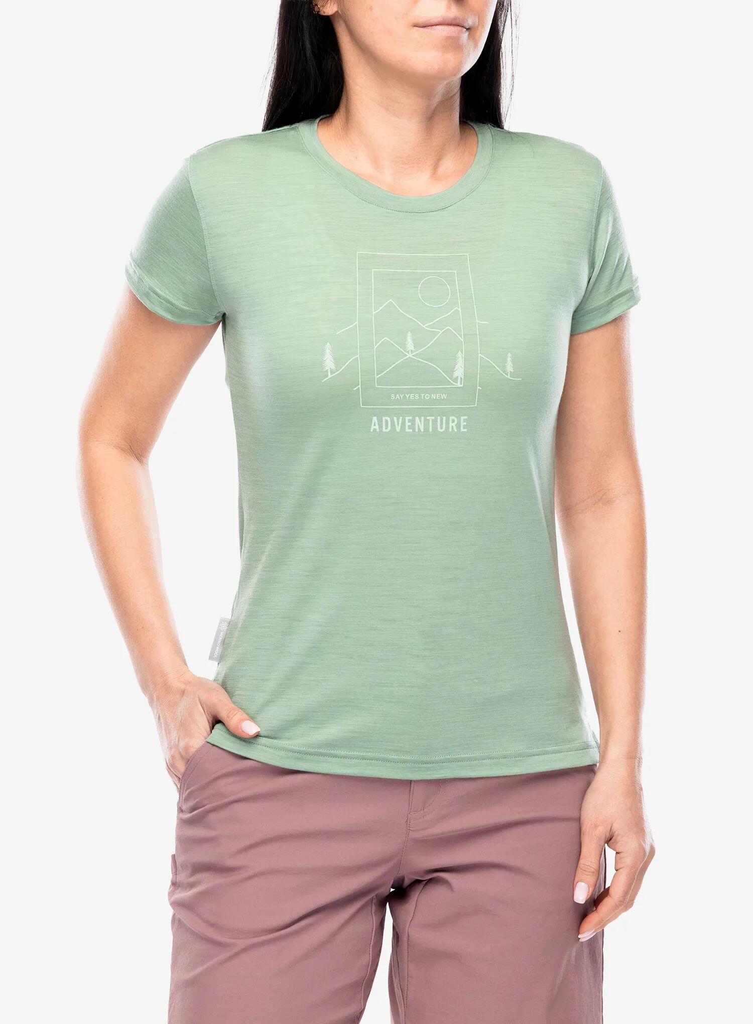 Koszulka merino damska Sensor Merino Air Say Yes Tee SS 4/7