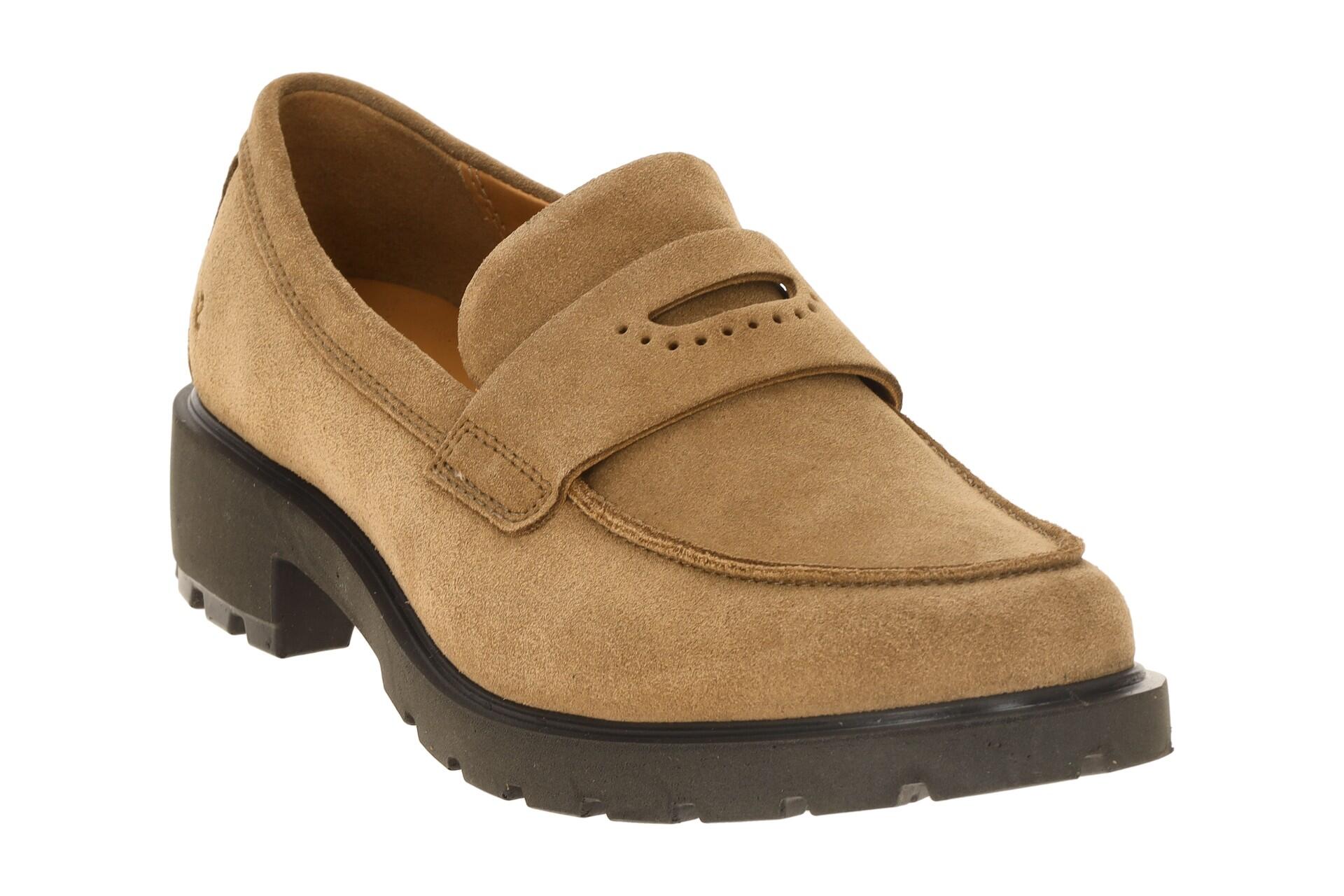 Ecco Metropole Vienna Schuhe braun camel Loafer 231333 3/7