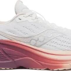 Saucony Hurricane 25 - Men's Running Shoes, White Pink Purple