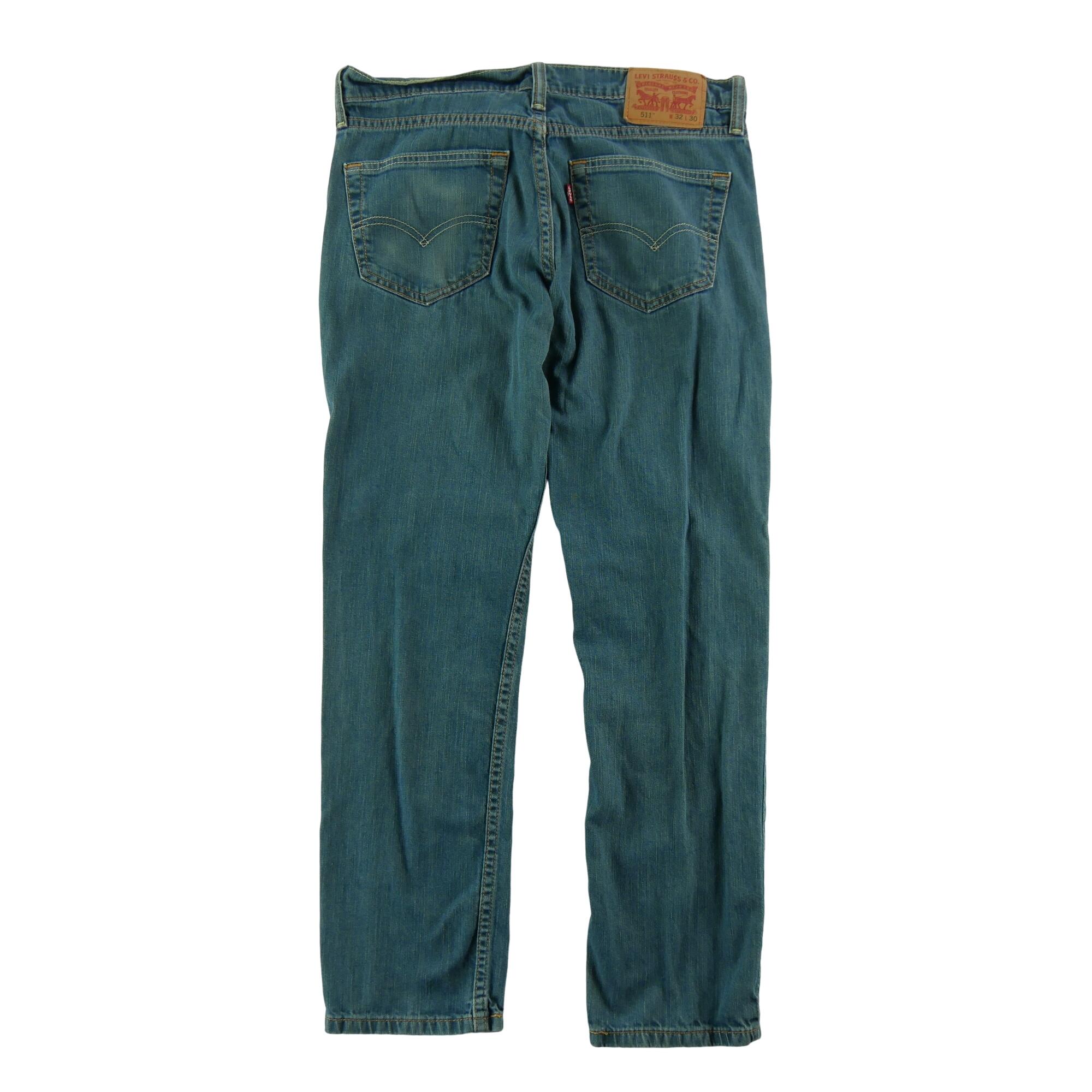 Calça jeans masculina Levi Strauss 511 Slim 2/7