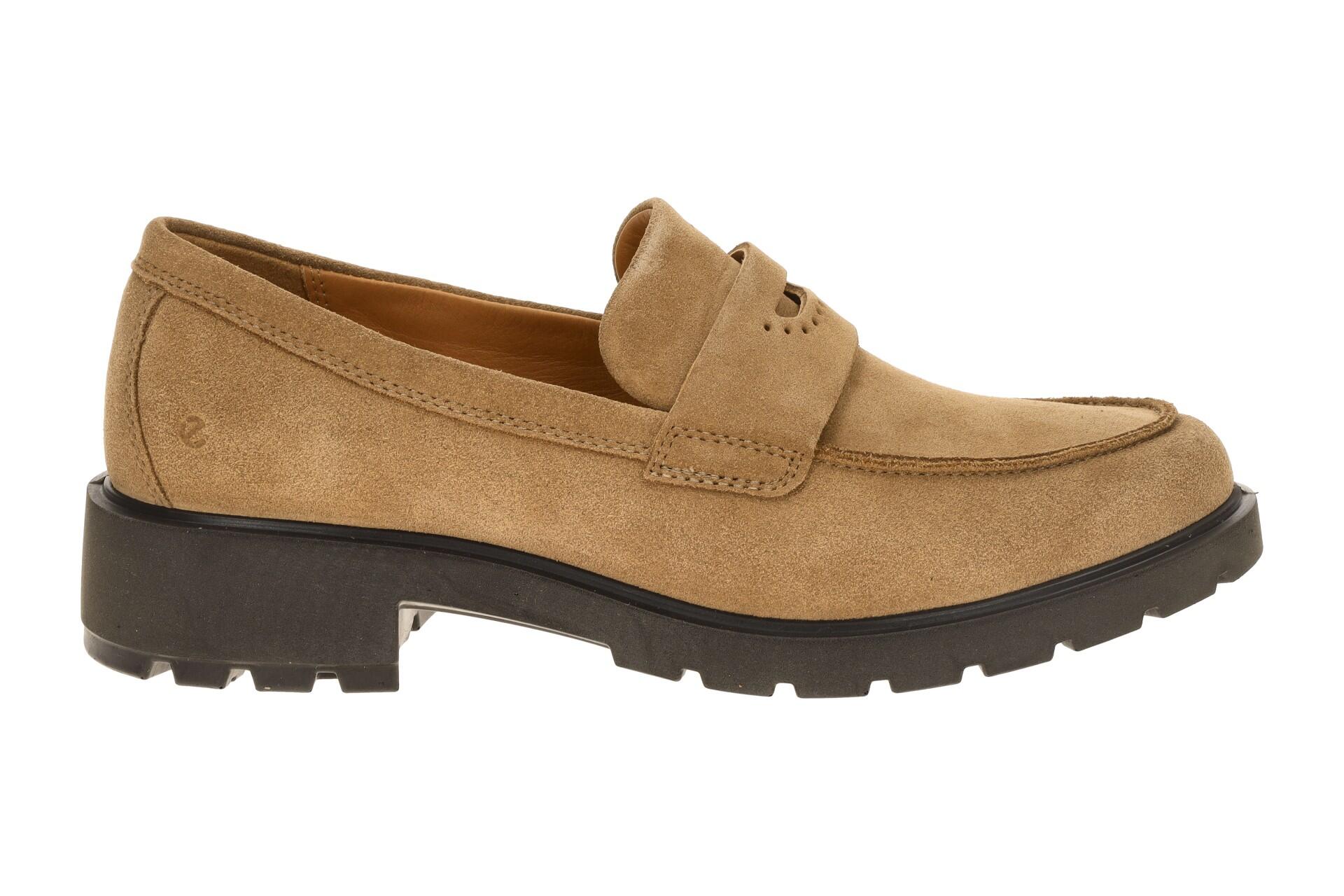 Ecco Metropole Vienna Schuhe braun camel Loafer 231333 2/7