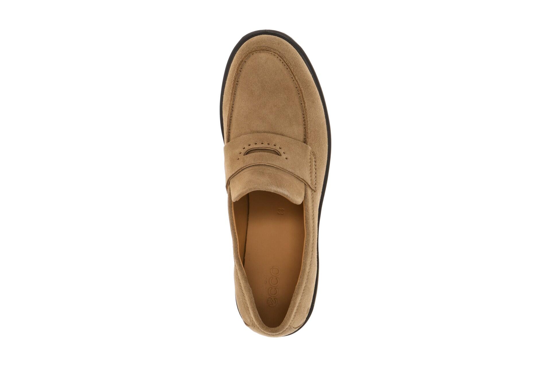 Ecco Metropole Vienna Schuhe braun camel Loafer 231333 6/7