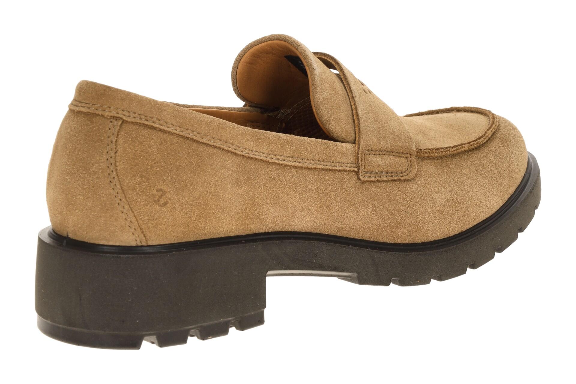 Ecco Metropole Vienna Schuhe braun camel Loafer 231333 4/7