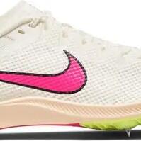 Nike Zoom Rival Distance running spikes - White Pink Yellow