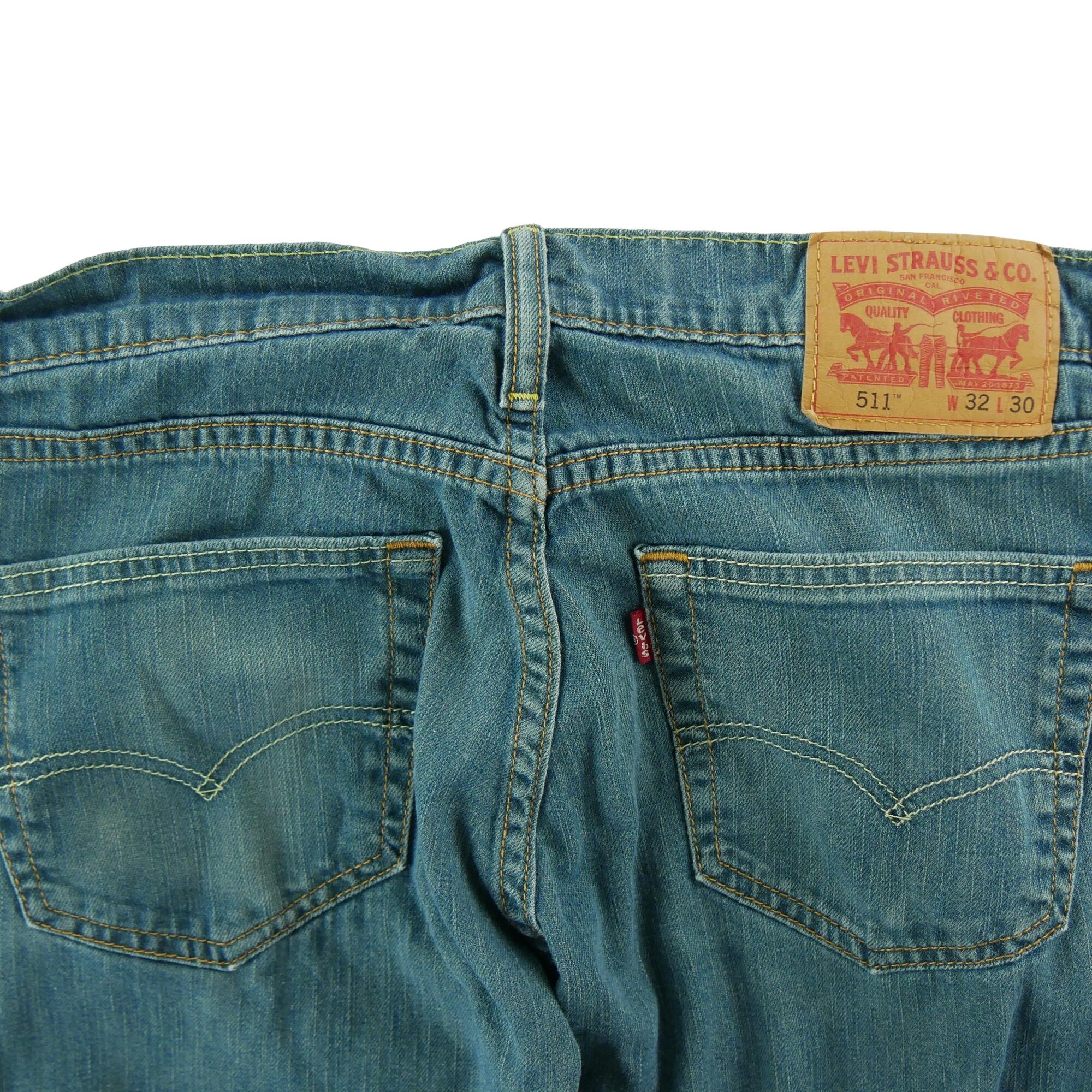 Calça jeans masculina Levi Strauss 511 Slim 4/7