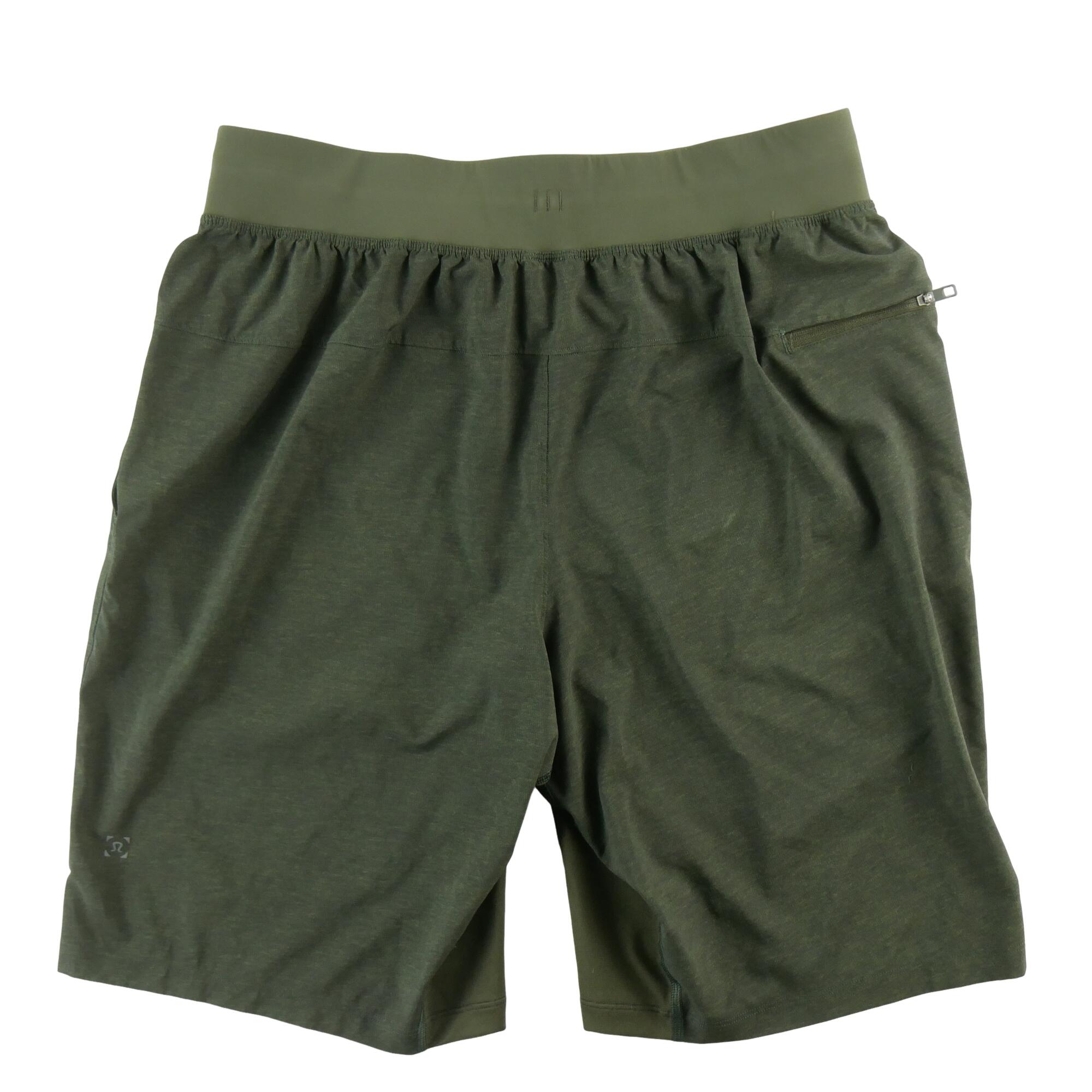 Segunda Vida - Short Hombre Lululemon T.H.E. sin forro verde - Bueno 2/7