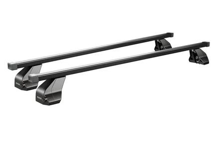 Barres de toit Menabo Omega Acier pour Peugeot 5008 sans barres de toit