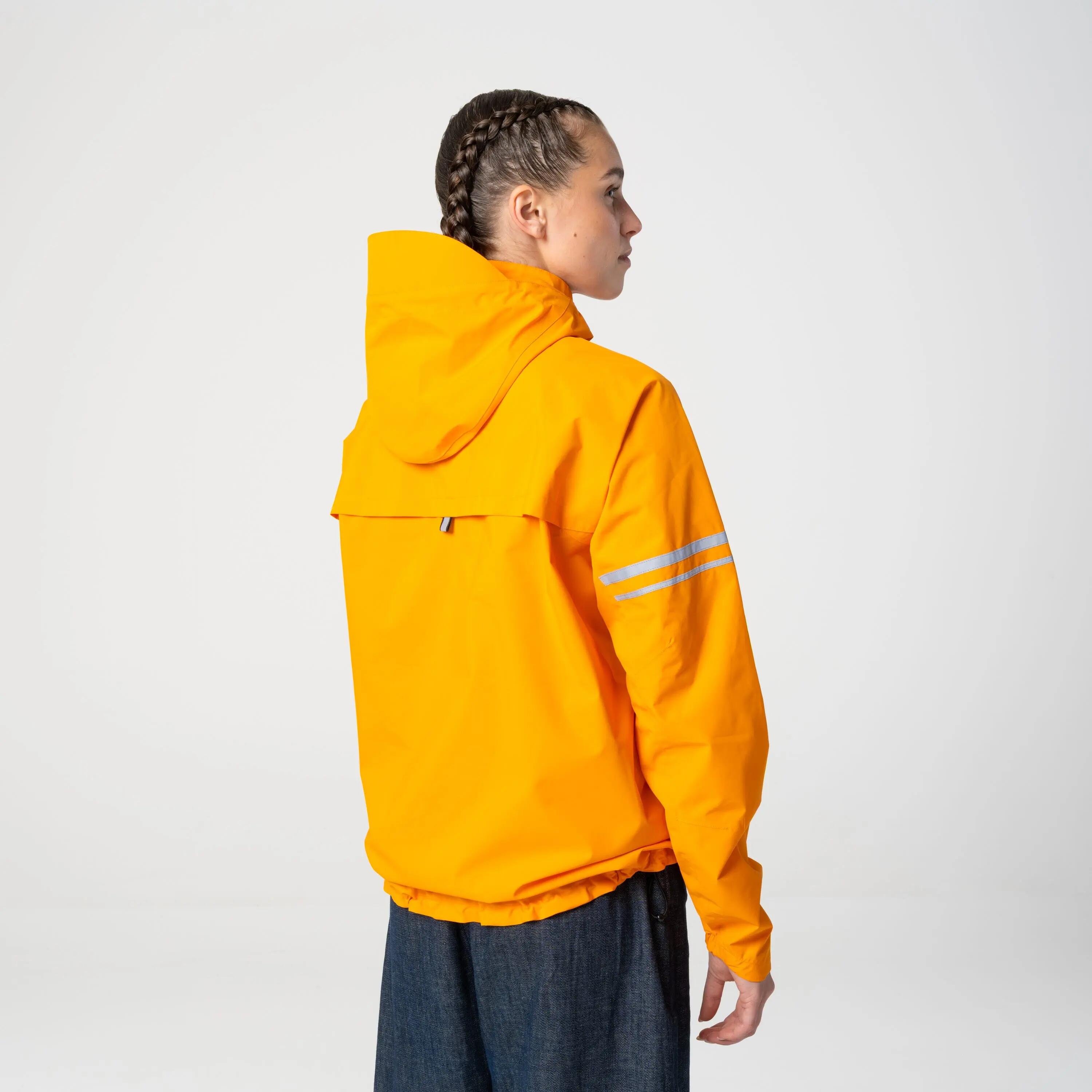 Veste de pluie vélo ville imperméable 10000 mm Original II orange 3/7