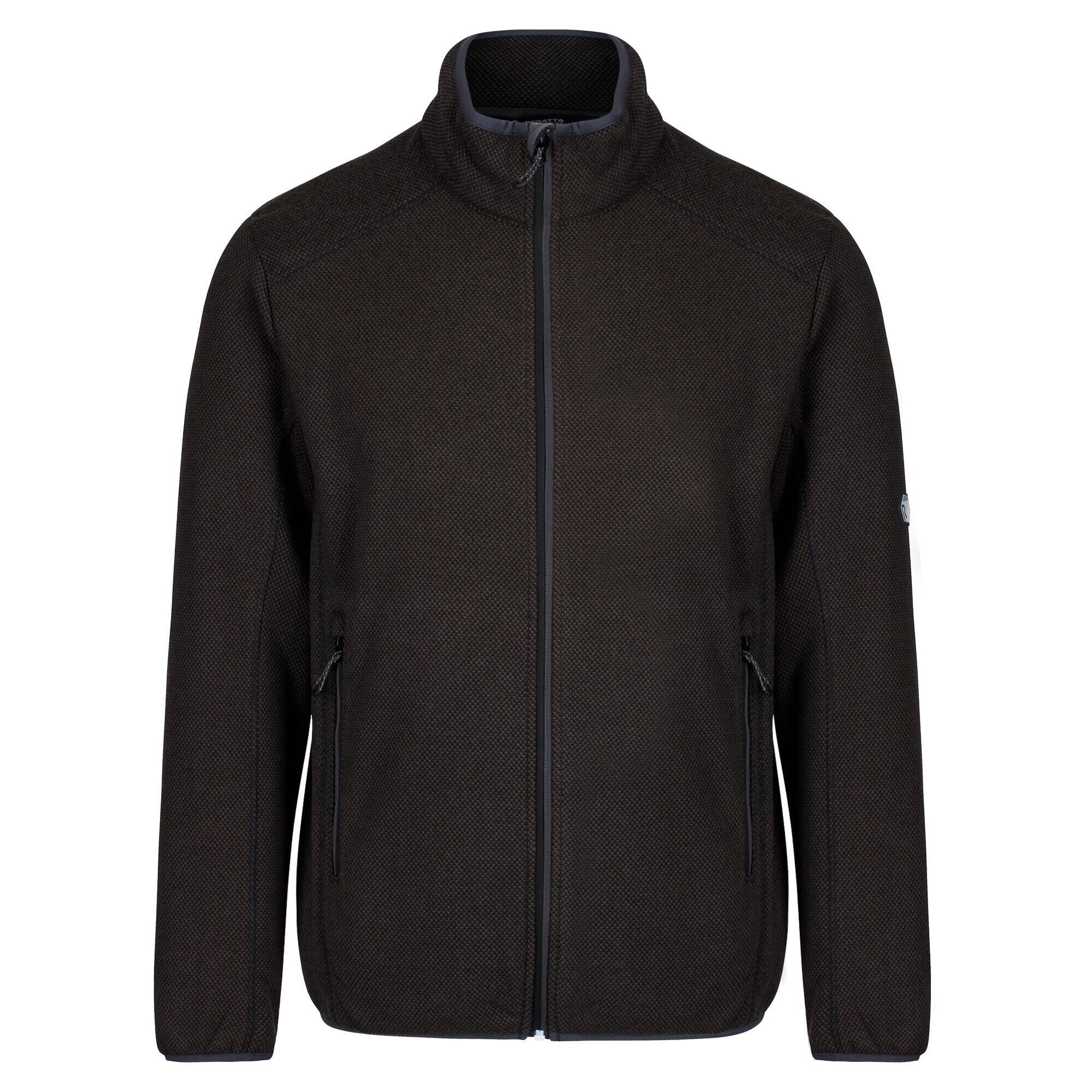 TORRENS Men's zipped fleece (Black)