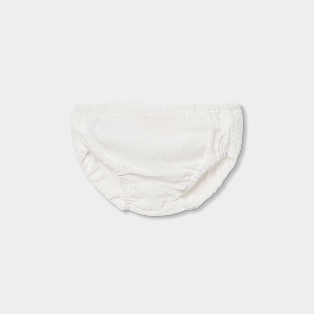 Vestidos de verano de tenis bebé niña boboli blanco 3/6