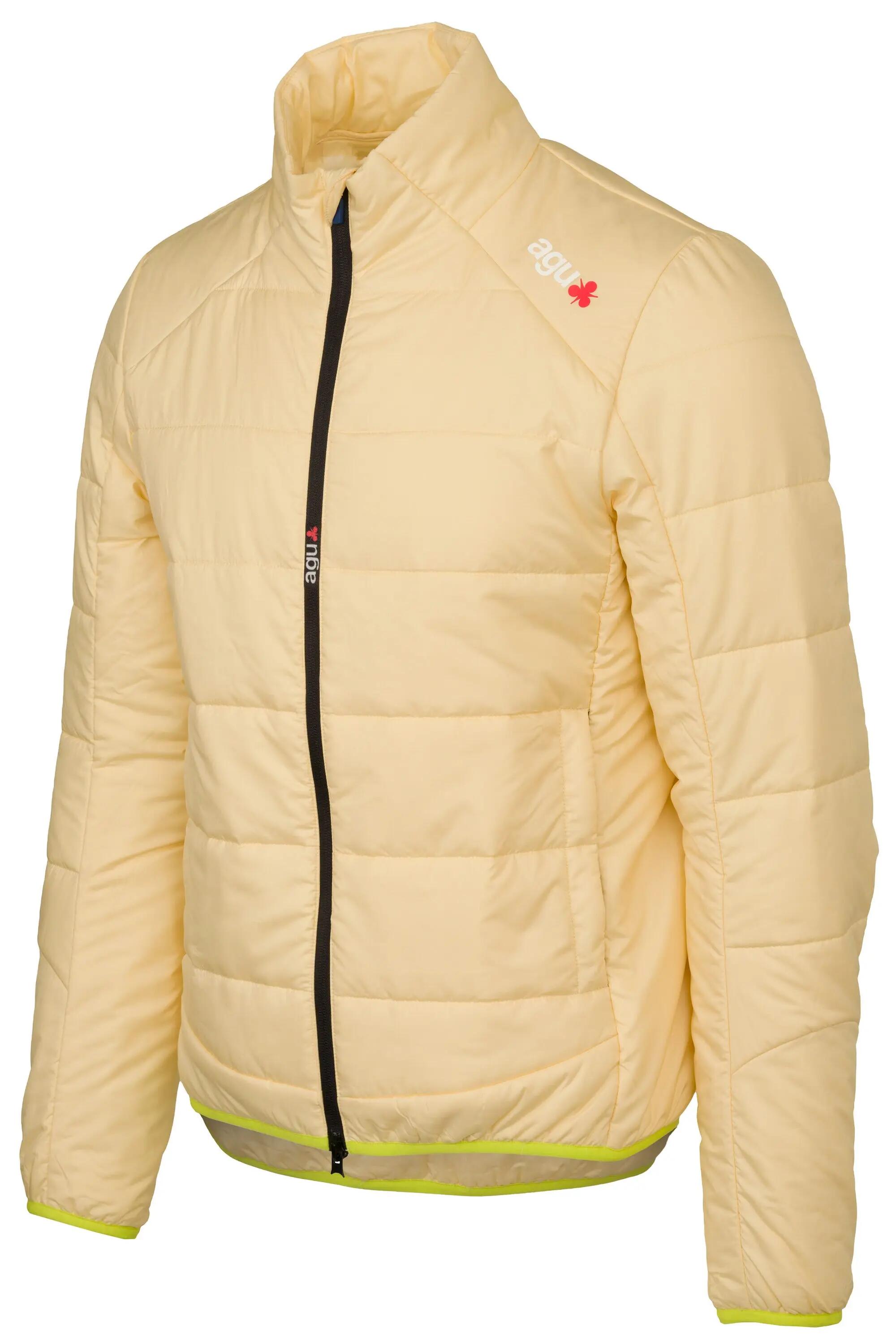 Dames Heren Fietsen Tussenjack Isoguard Beige 7/7