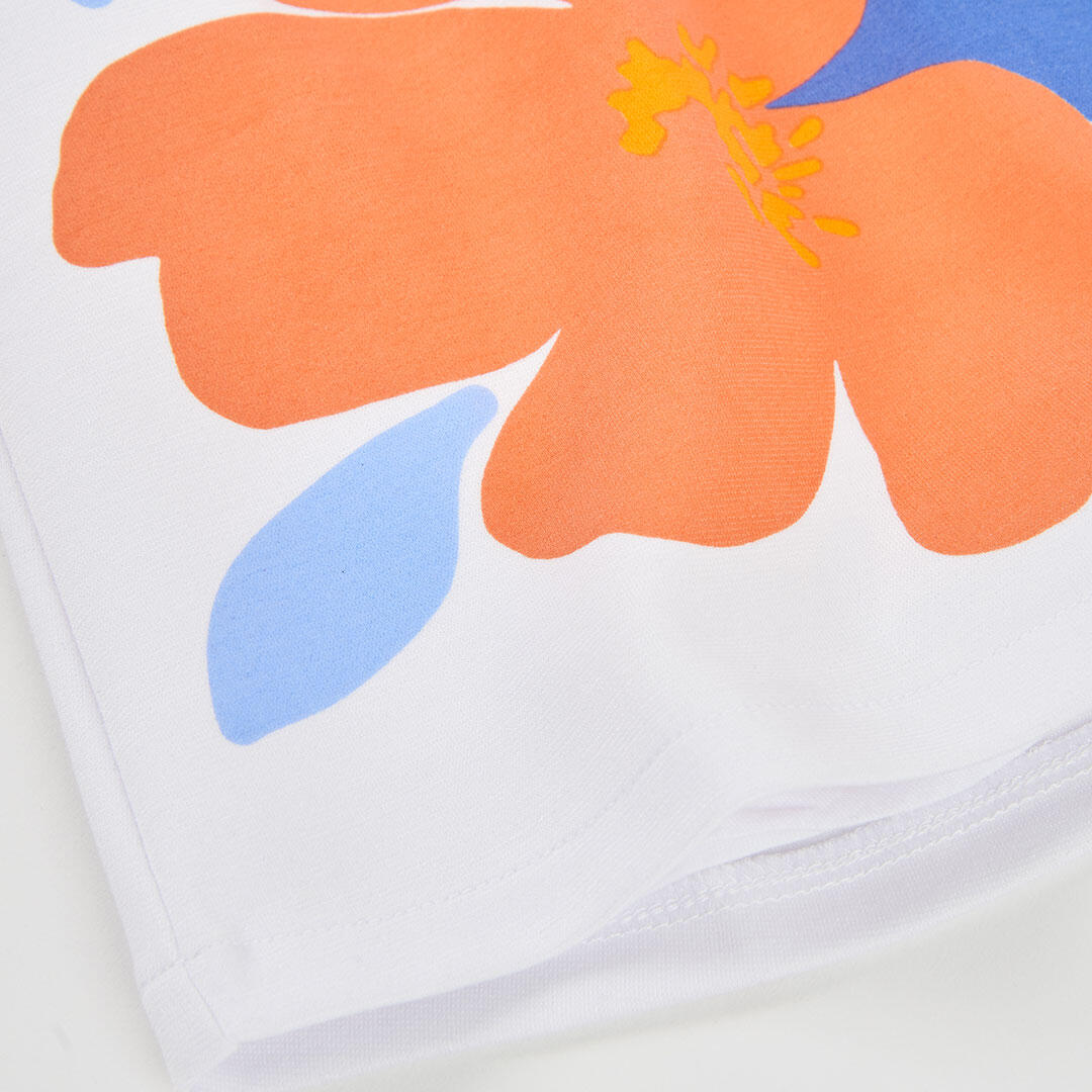 Vestifod de verano de tenis kids niña boboli blanco 3/4