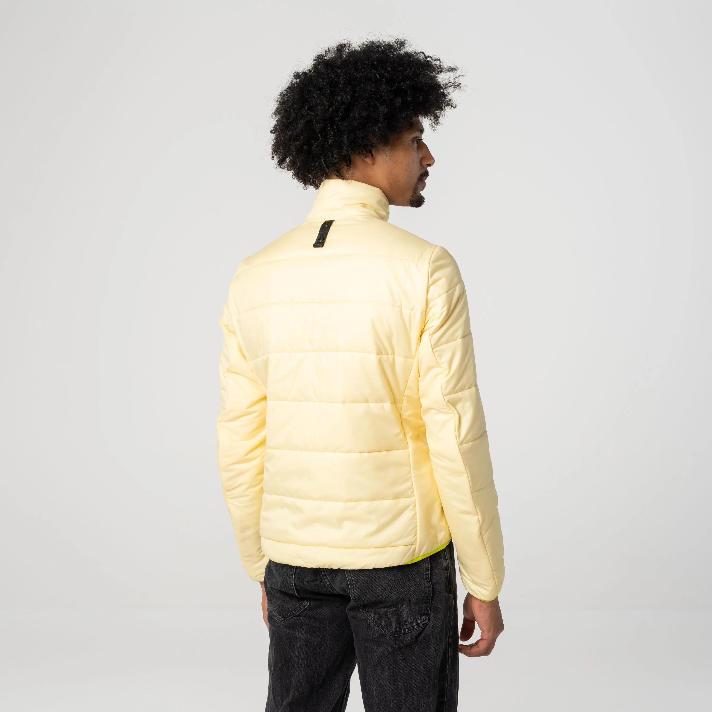 Dames Heren Fietsen Tussenjack Isoguard Beige 5/7