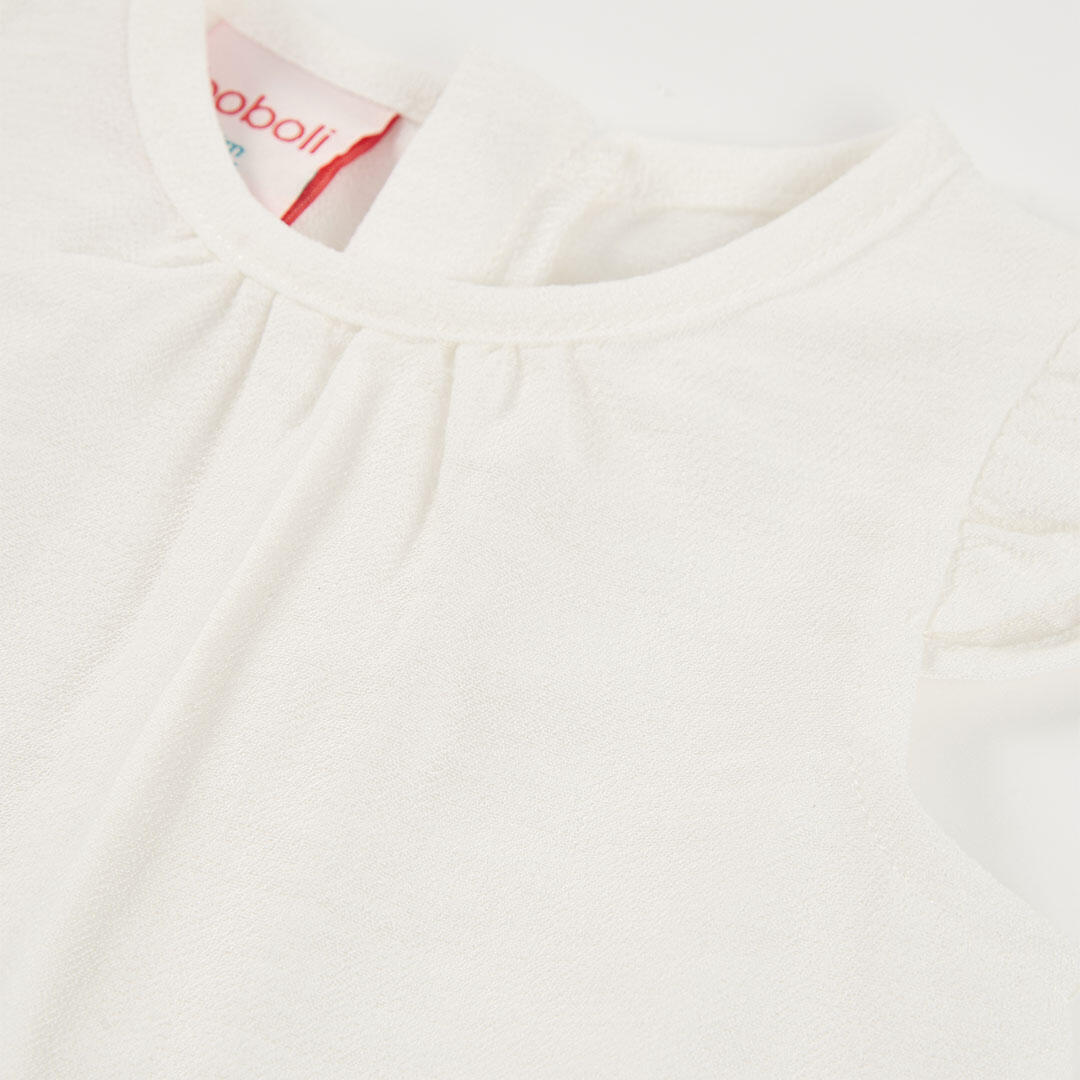 Vestidos de verano de tenis bebé niña boboli blanco 4/6
