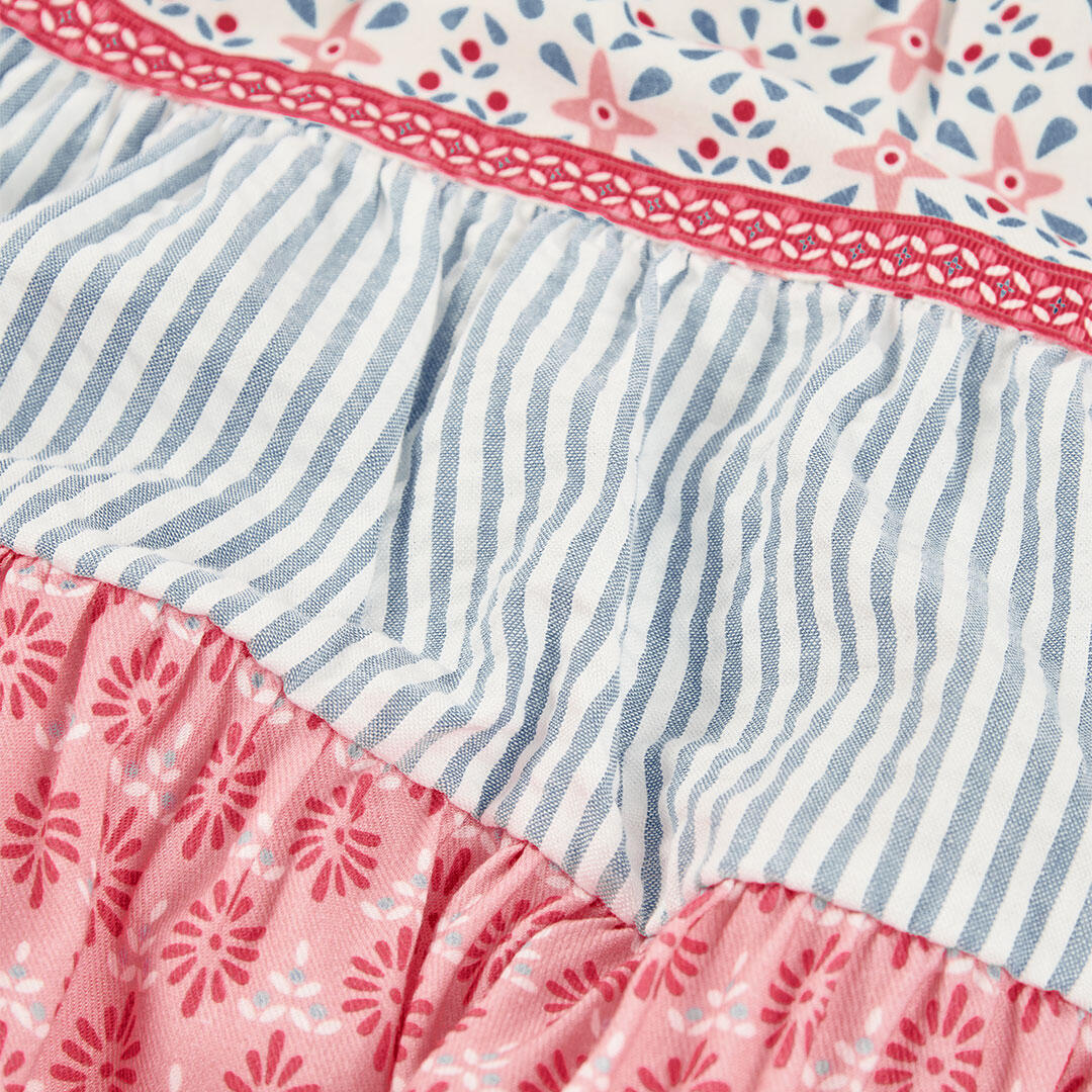 Vestidos de verano de tenis kids niña boboli azul 4/4