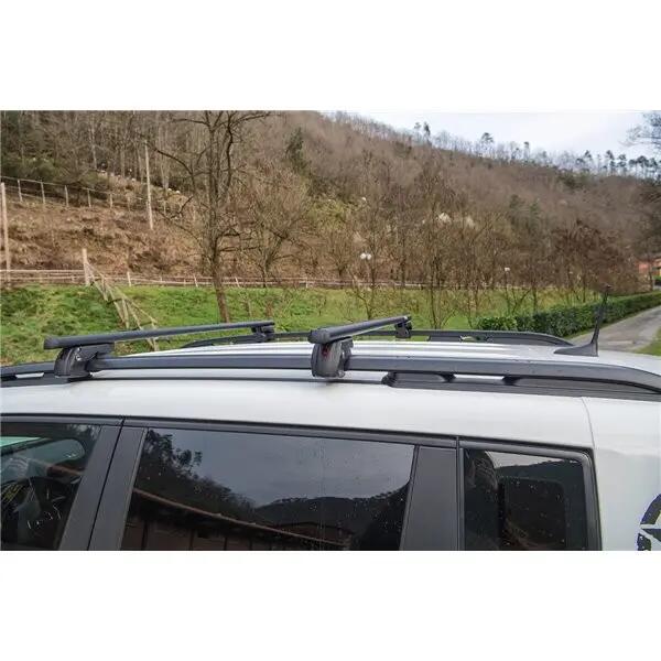 Tetőcsomagtartó Menabo Sherman Black – Mazda Premacy 2005-2008, 120 cm, 2 db 7/7