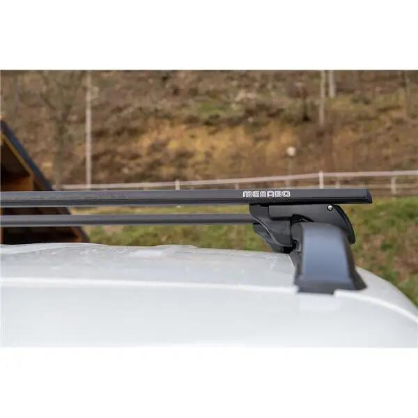 Tetőcsomagtartó Menabo Sherman Black – Mazda Premacy 2005-2008, 120 cm, 2 db 6/7