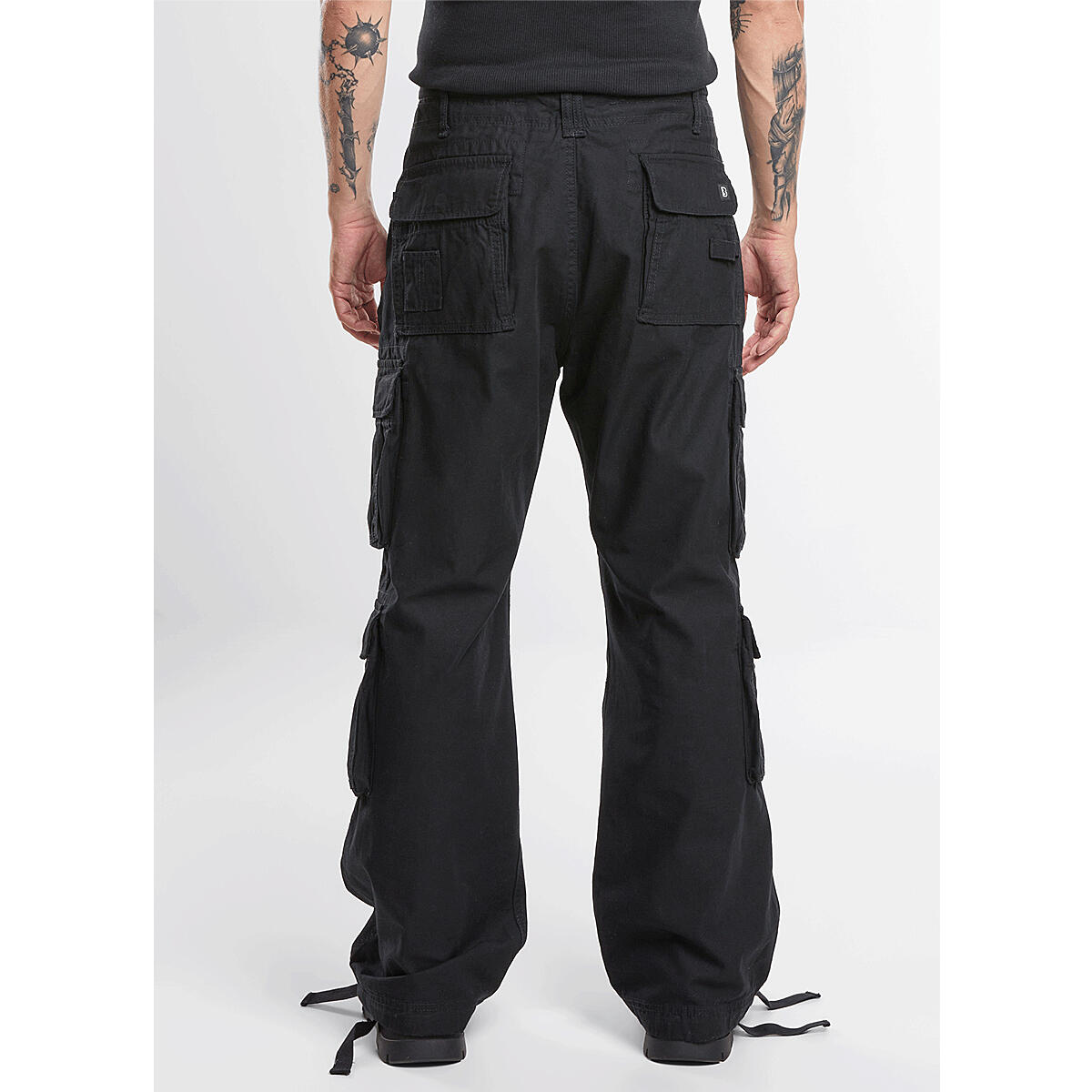 Brandit Pure Vintage Pants Herren (Black) Größe L 4/5