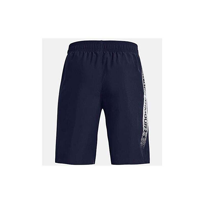 Pantalones cortos niño - UA Woven Graphic - Azul marino 4/4