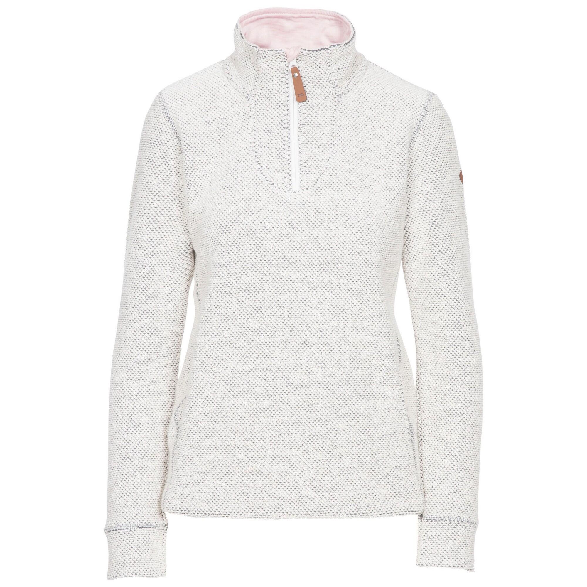 Women's RONETTE fleece top (Off-white)