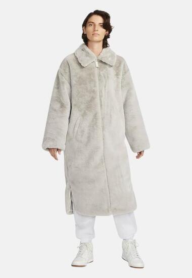 Nike Sportswear - Veste W NSW FX FUR GFX AOP LNG JKT en Polyester pour femme