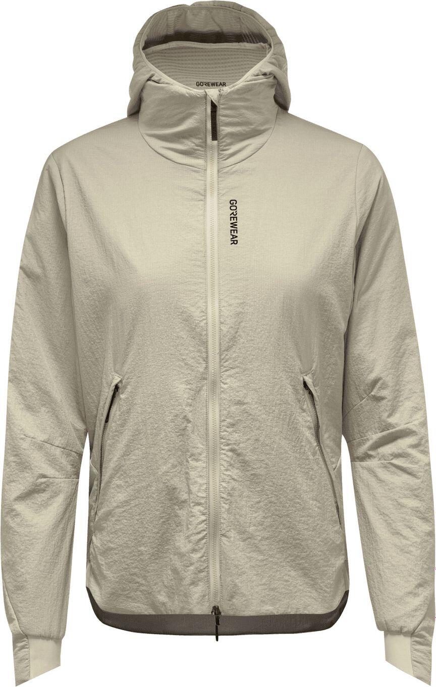 Gore Wear Concurve Windstopper Beige Hooded Jacket voor dames 6/7