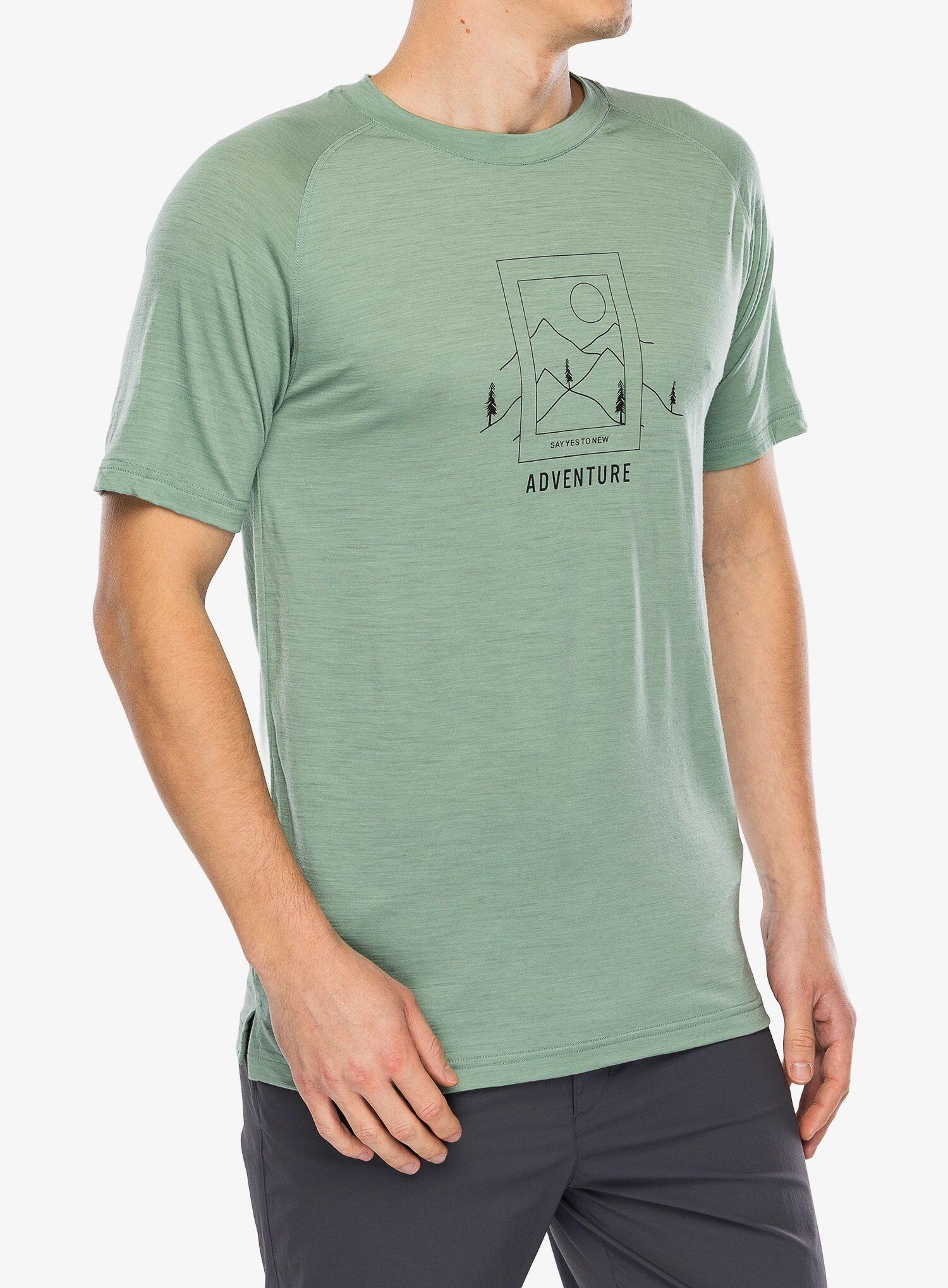 Koszulka merino Sensor Merino Air Say Yes Tee SS 3/5
