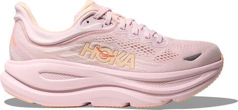 Hoka Bondi 9 Chaussures de Running Rose Homme