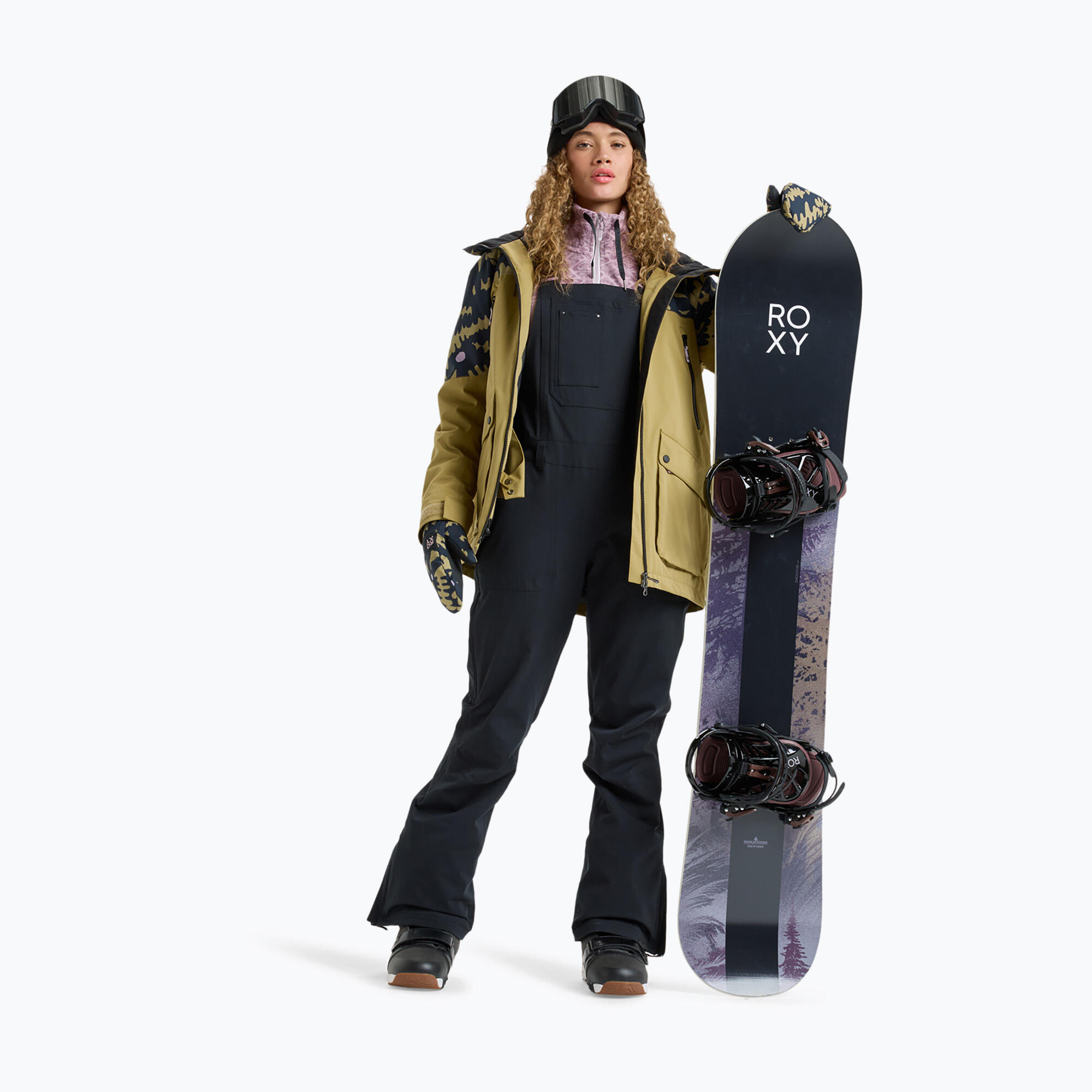 Spodnie narciarskie damskie ROXY Rideout Bib 3/7