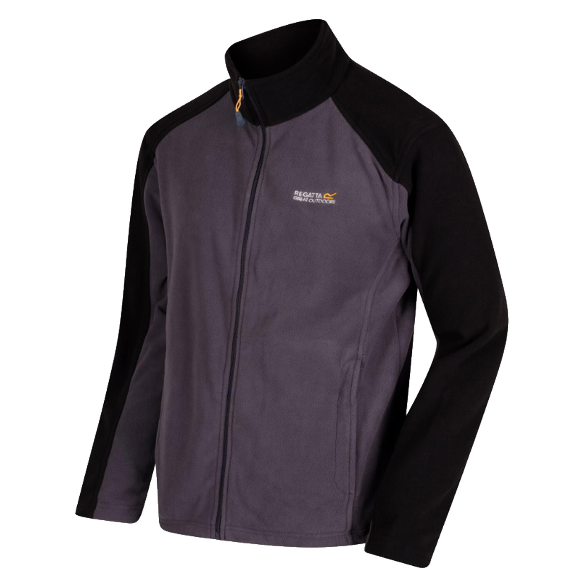 Great Outdoors Giacca In Pile Uomo Regatta Hedman II Ferro/Nero 3/5