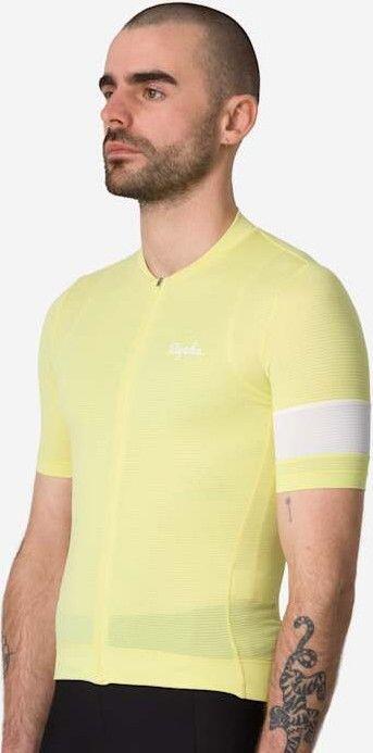 Maillot ligero Rapha Core Amarillo/Blanco Maillot de manga corta para hombre 4/6