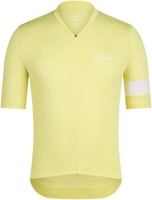 Rapha core lightweight jersey geel/wit herenstrui met korte mouwen