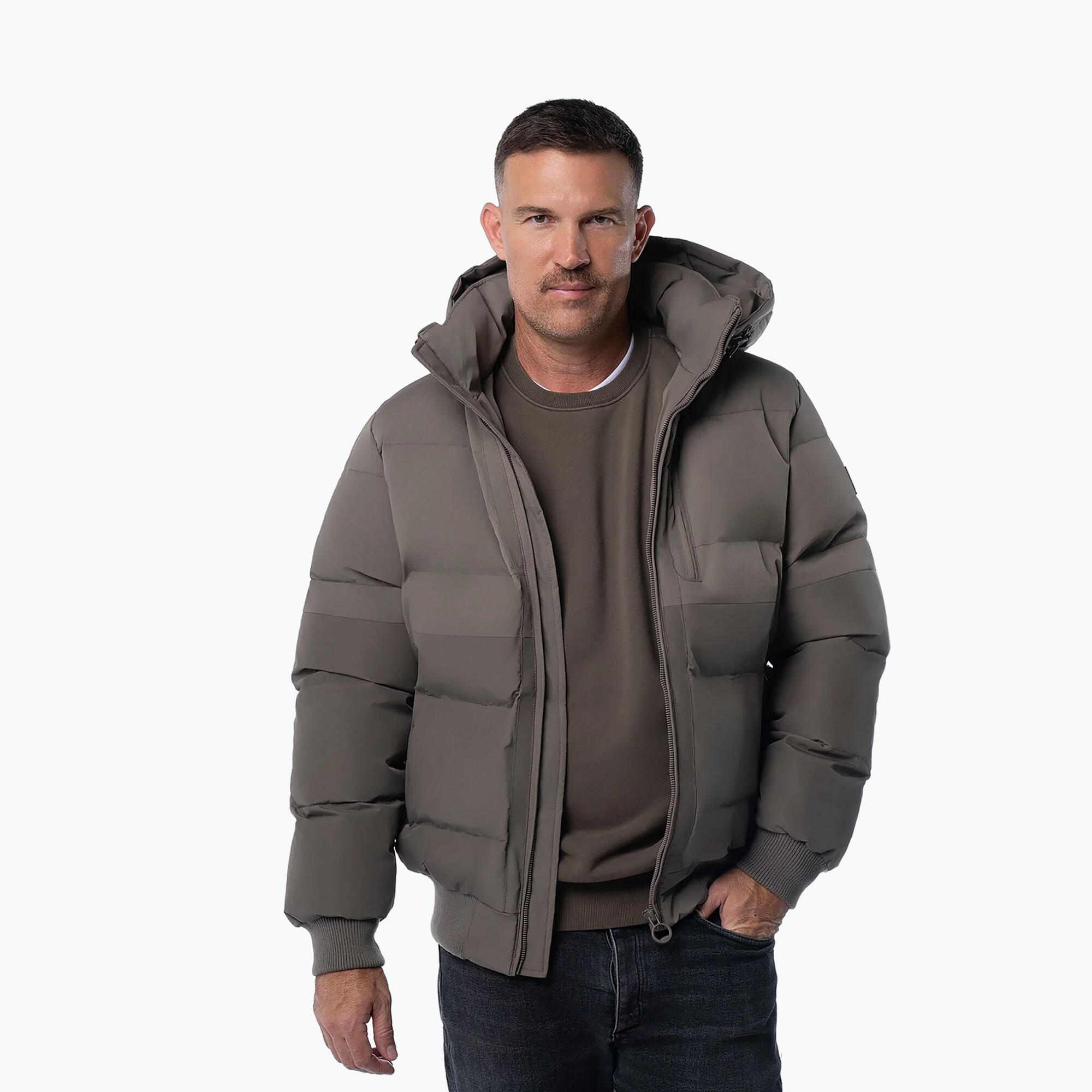 Kurtka zimowa męska Pitbull Patton Quilted Hooded 3/7
