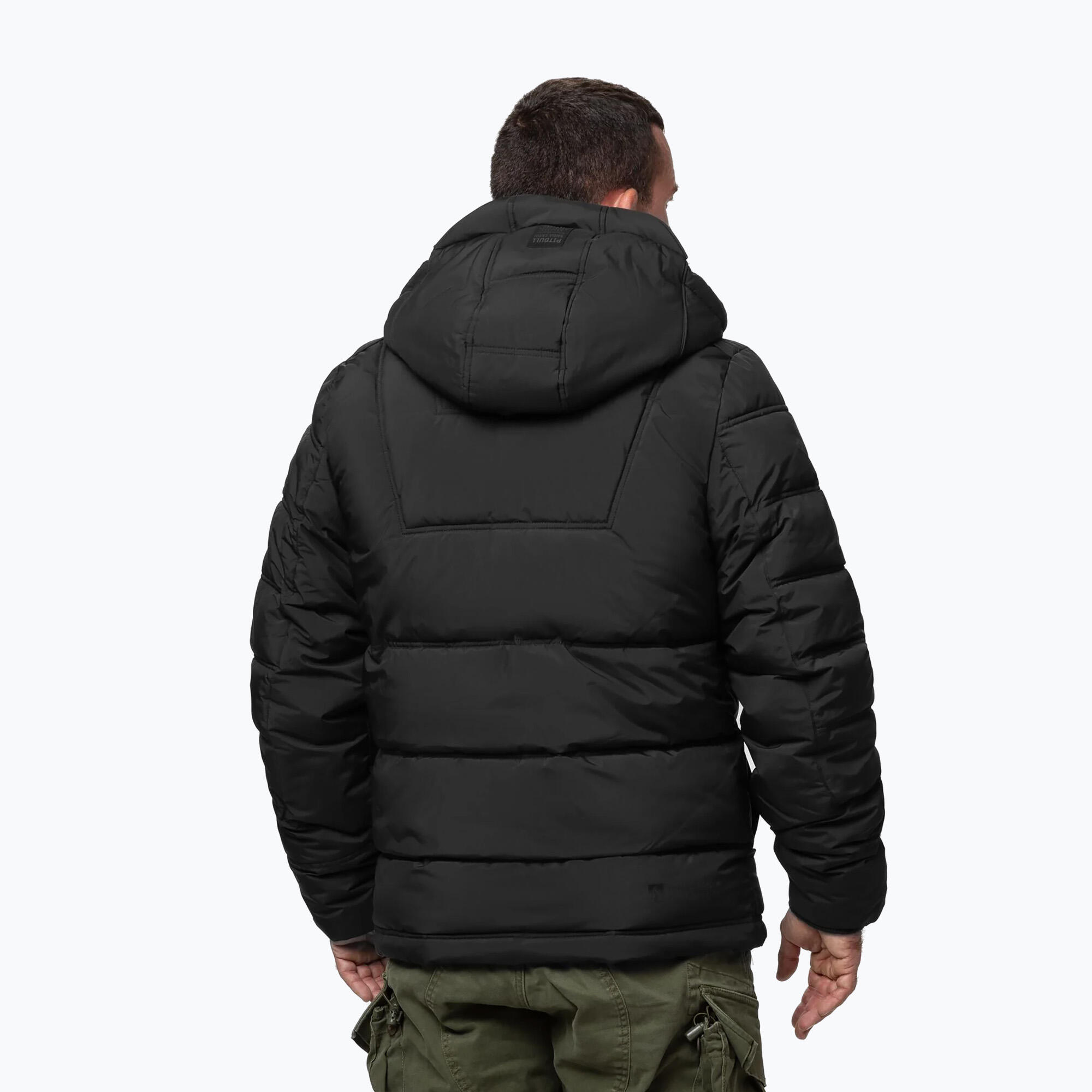 Kurtka zimowa męska Pitbull Piedmont Quilted Hooded 3/7