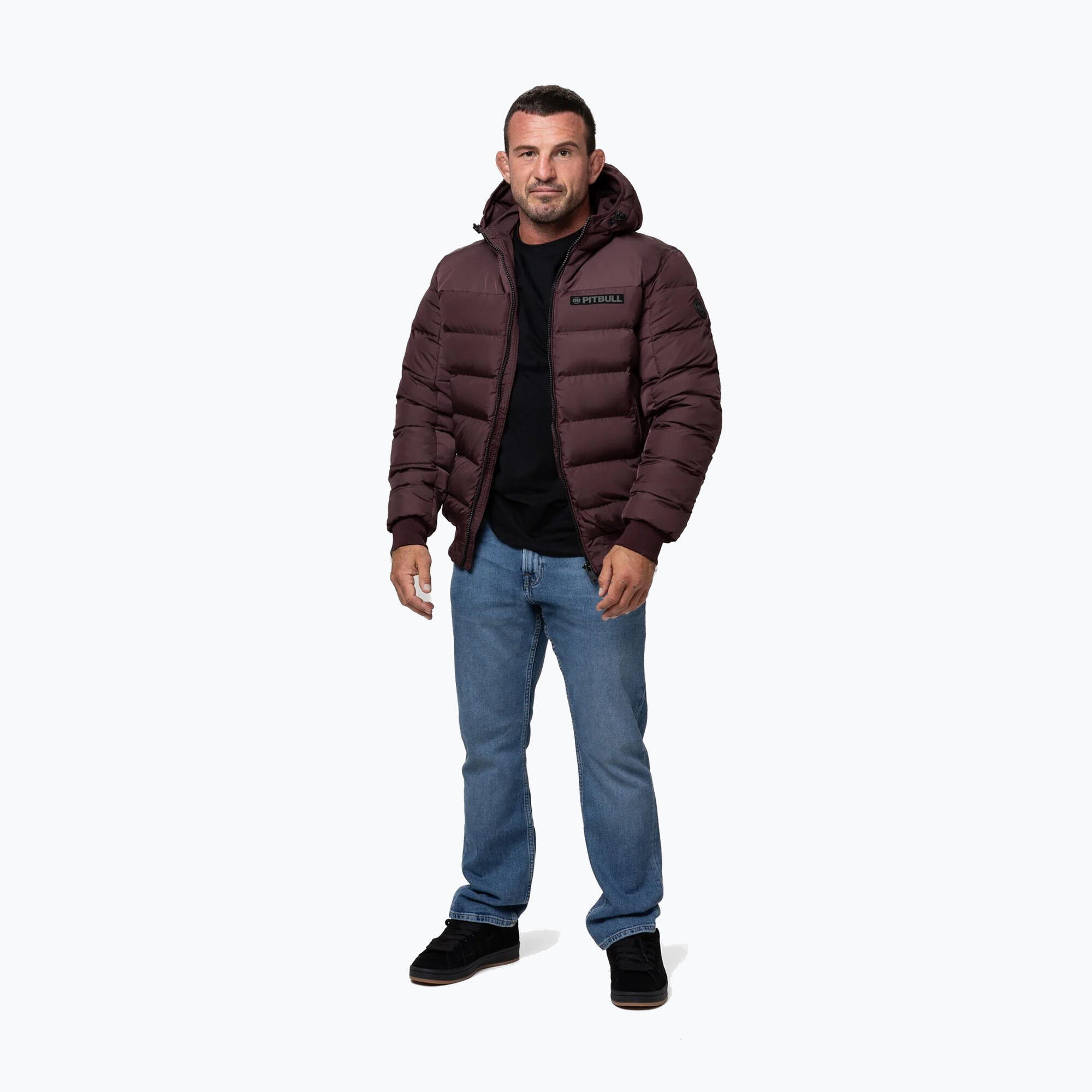 Kurtka zimowa męska Pitbull Dillon Quilted Hooded 2/7