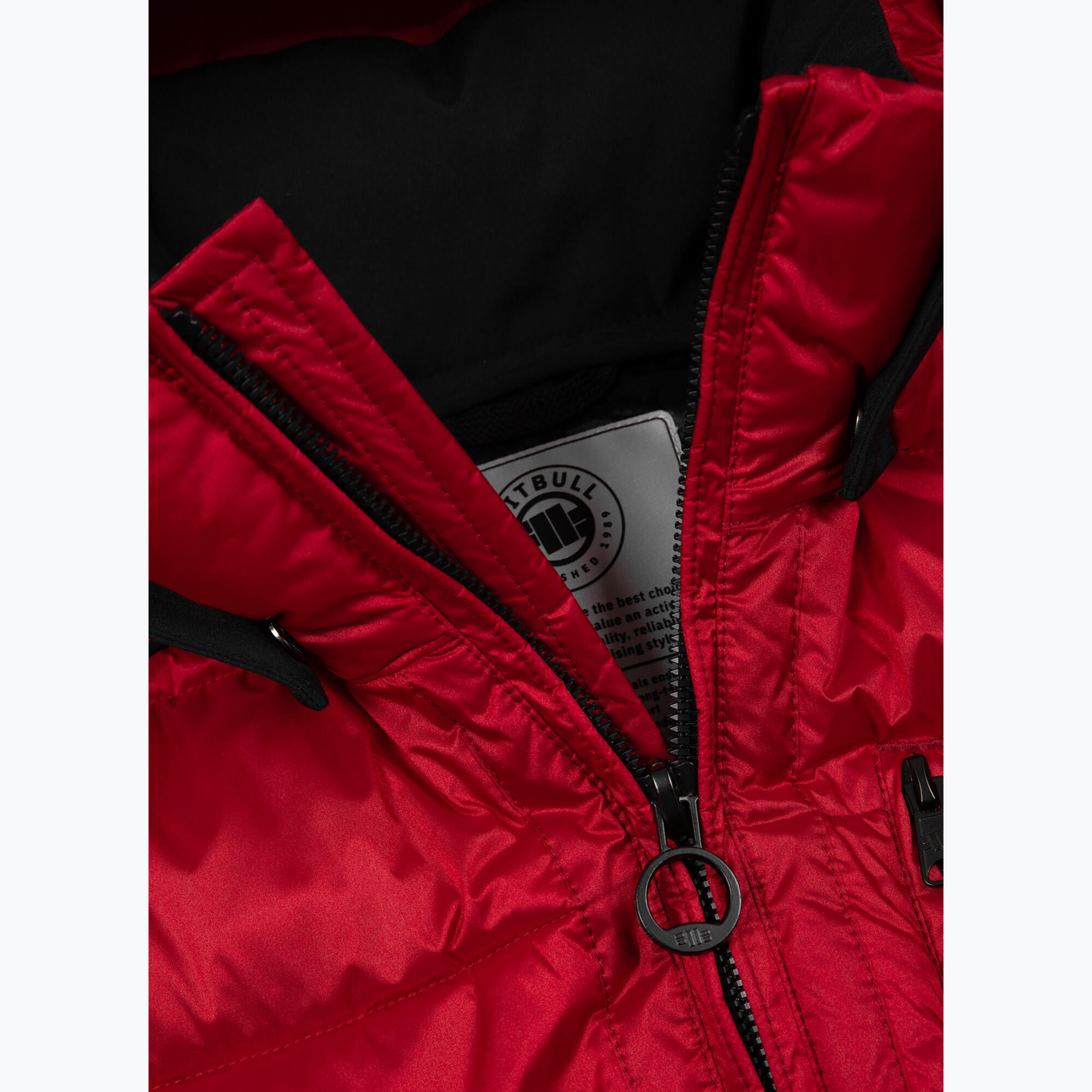 Casaco de inverno para homem Pitbull Barles Ribstop Padded Hooded 6/7