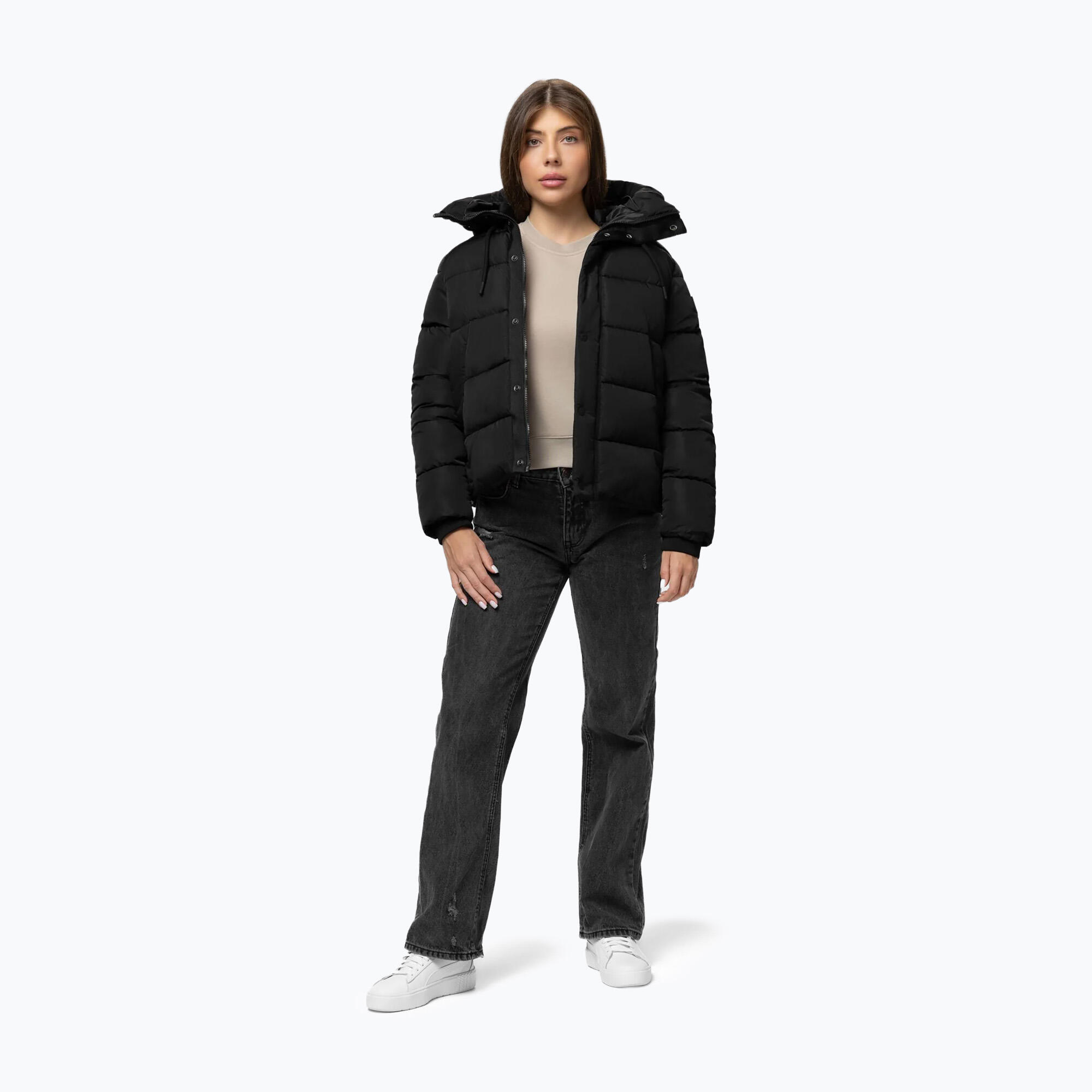 Kurtka zimowa damska Pitbull Amalia Padded Hooded 2/7