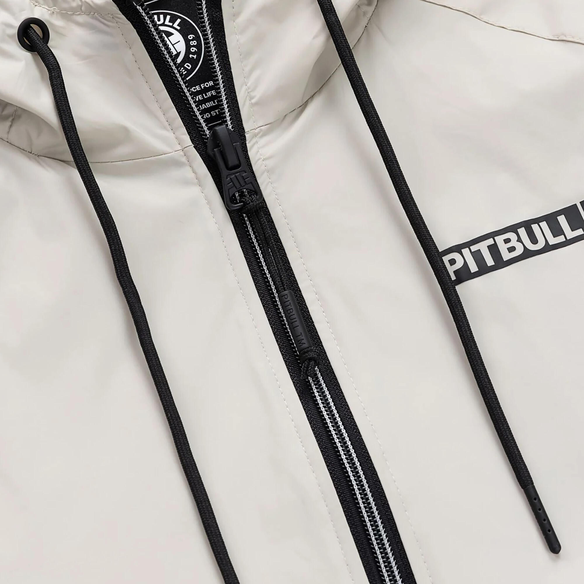 Kurtka męska Pitbull Athletic Logo Nylon Hooded 7/7