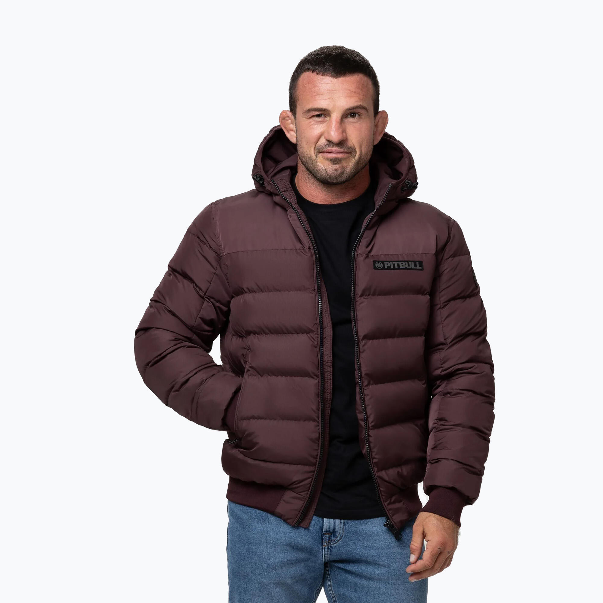 Kurtka zimowa męska Pitbull Dillon Quilted Hooded 4/7