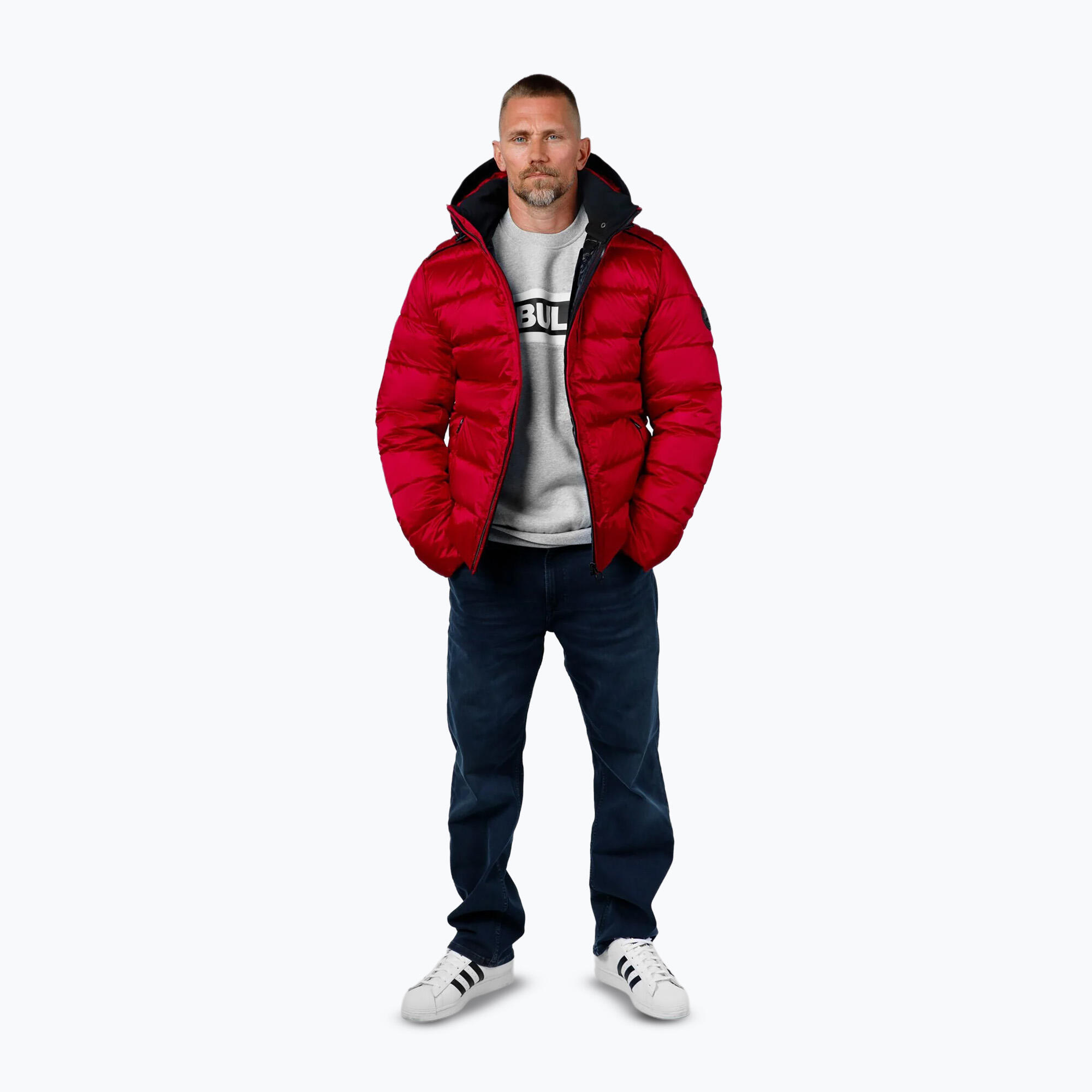 Casaco de inverno para homem Pitbull Barles Ribstop Padded Hooded 2/7