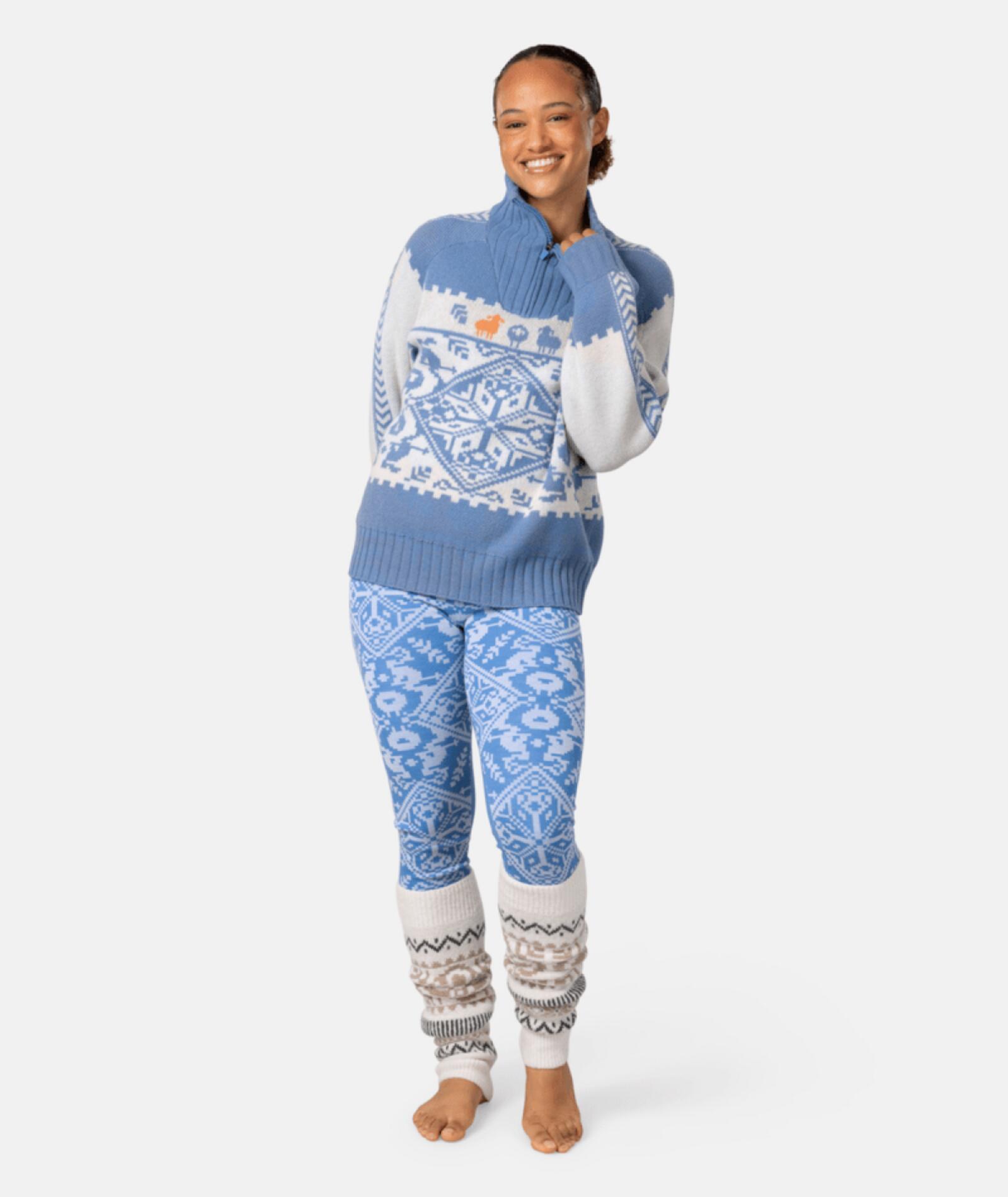 KARI TRAA Saga Knit - sea 3/5