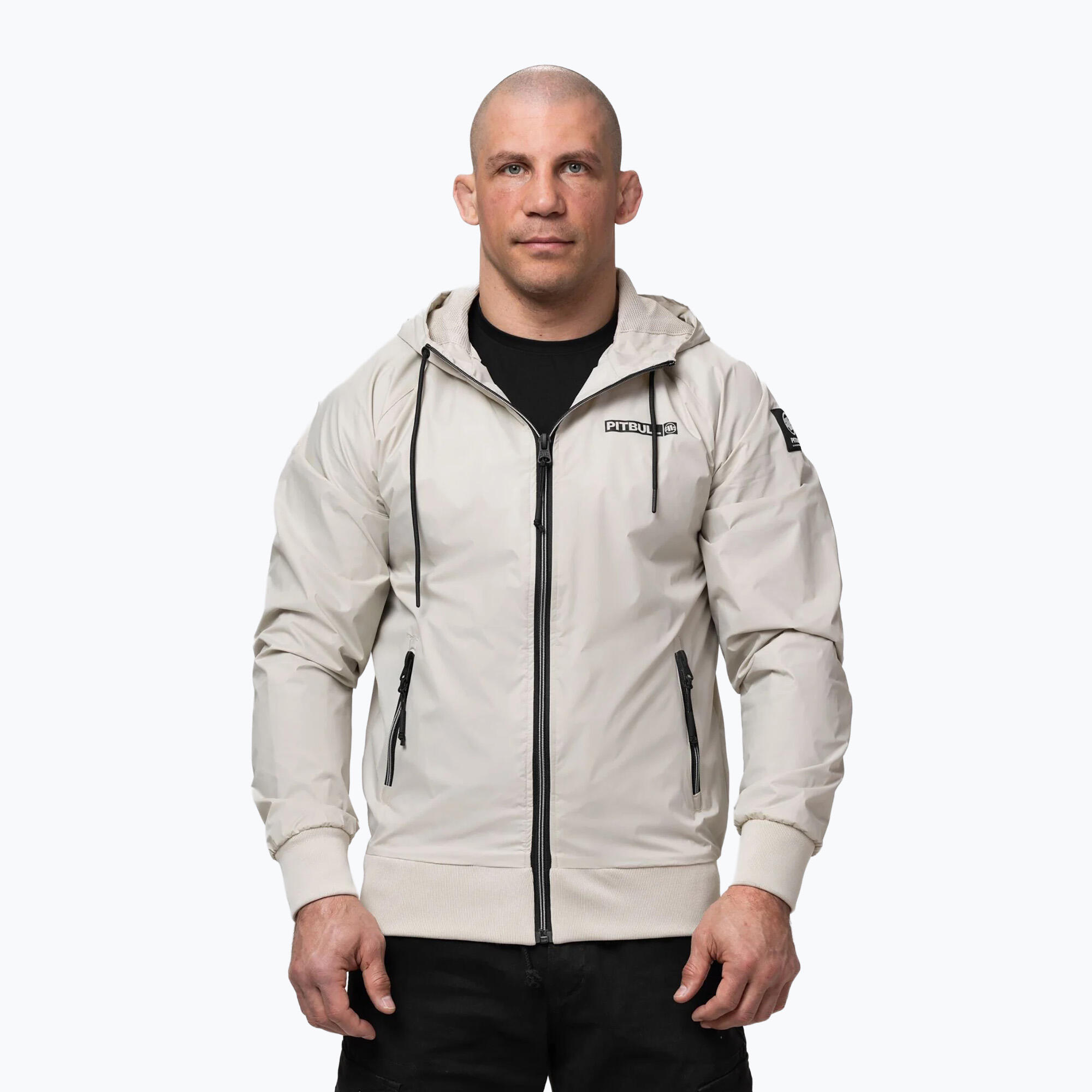 Kurtka męska Pitbull Athletic Logo Nylon Hooded 4/7