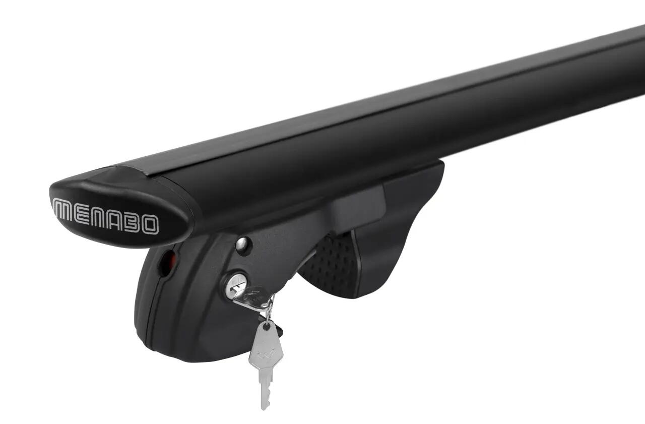 Tetőcsomagtartó Menabo Fender Black – Dacia Duster 2008-2013, hossz 120 cm, 2 db 2/7