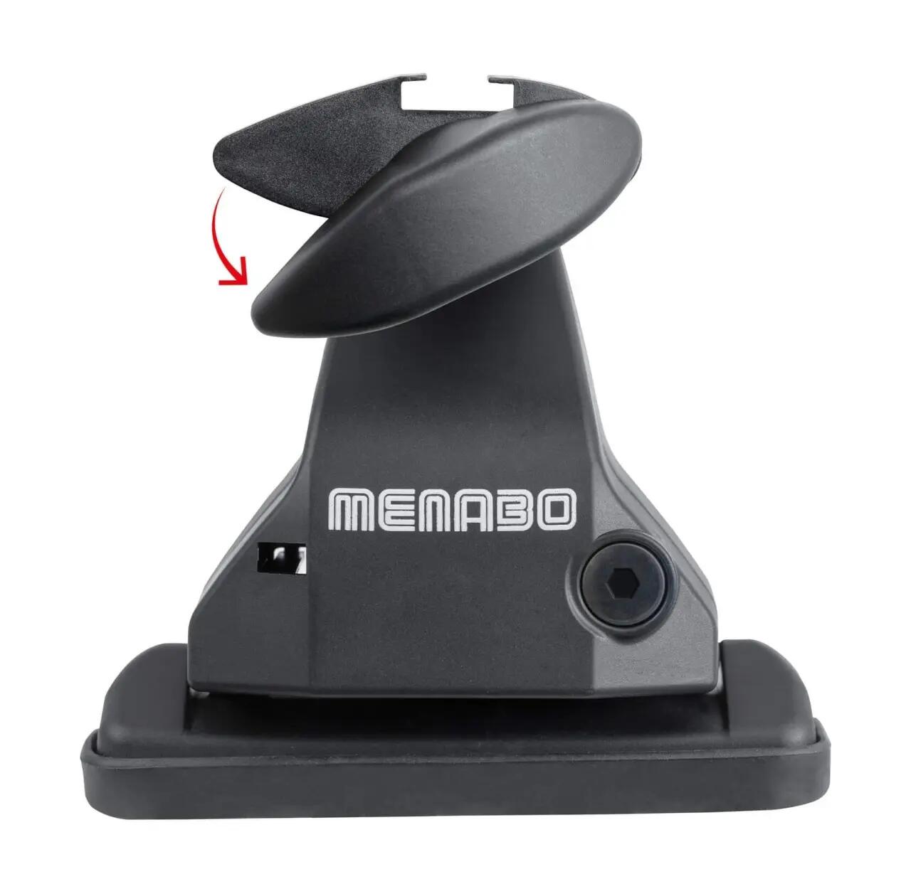 Tetőcsomagtartó Menabo Omega Plus Black – BMW 1-ös sorozat (E81), 3 ajtós 7/7