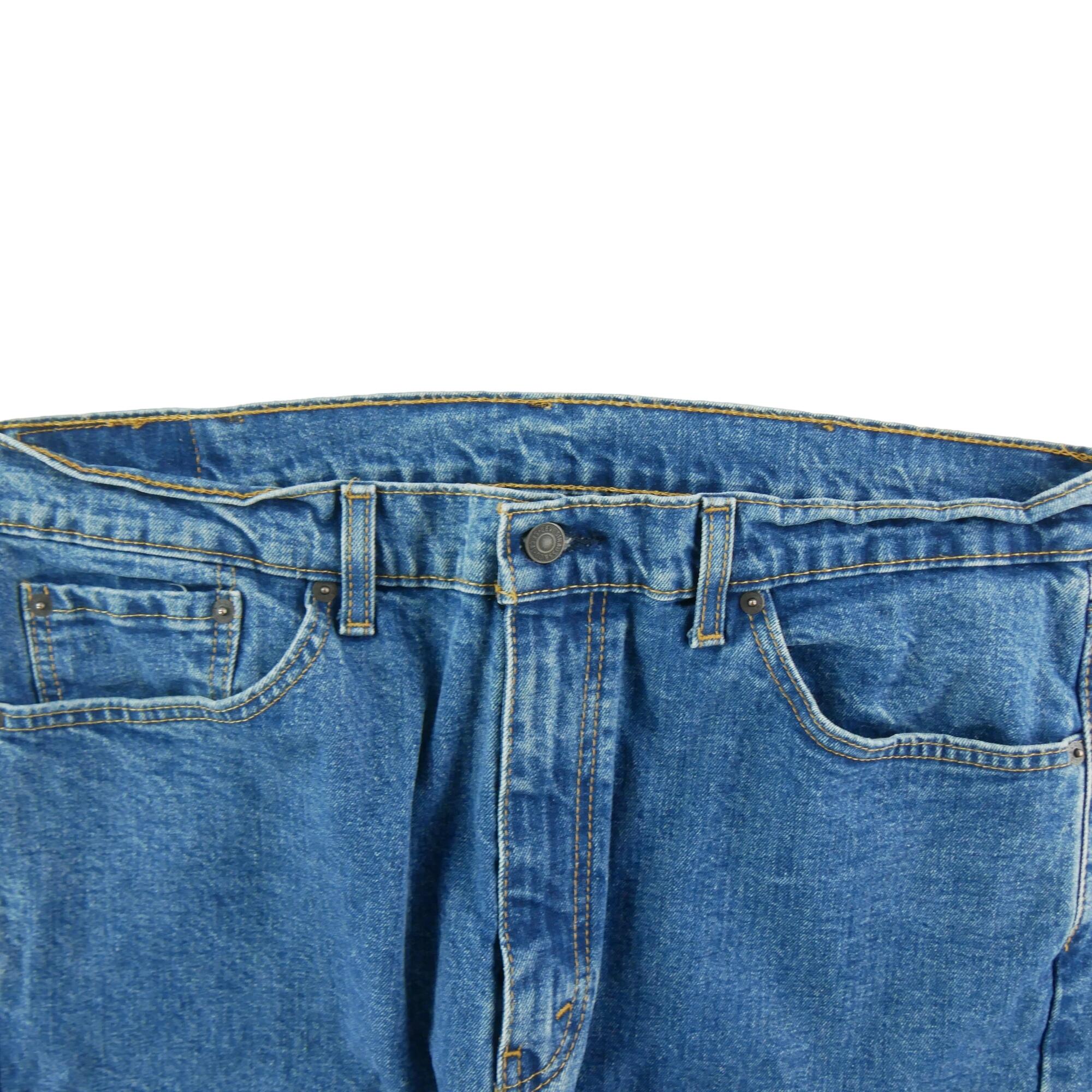 Calça jeans masculina Levi Strauss 505 regular 3/7