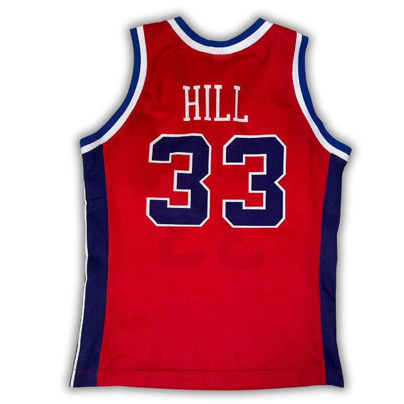 Segunda vida - Camisola NBA Detroit Pistons 1994/1996 Hill - Como novo 2/2