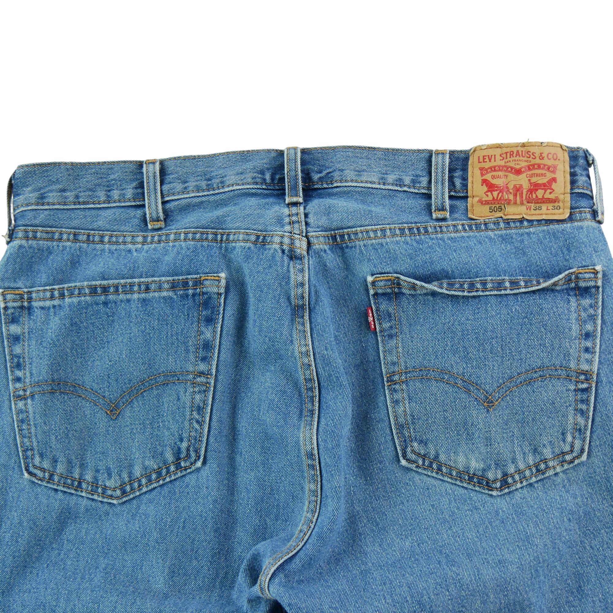 Levi Strauss jeansy męskie 505 Regular 4/7