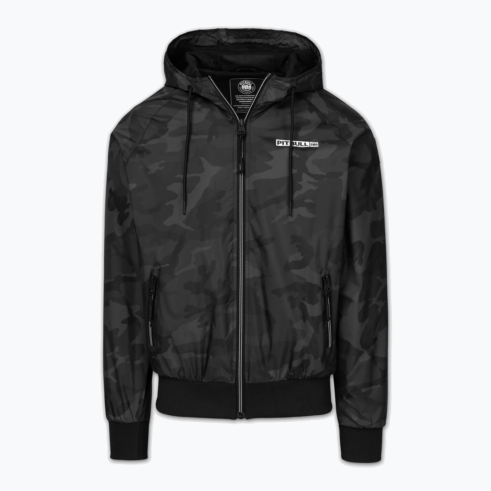 Kurtka męska Pitbull Athletic Logo Nylon Hooded 6/7